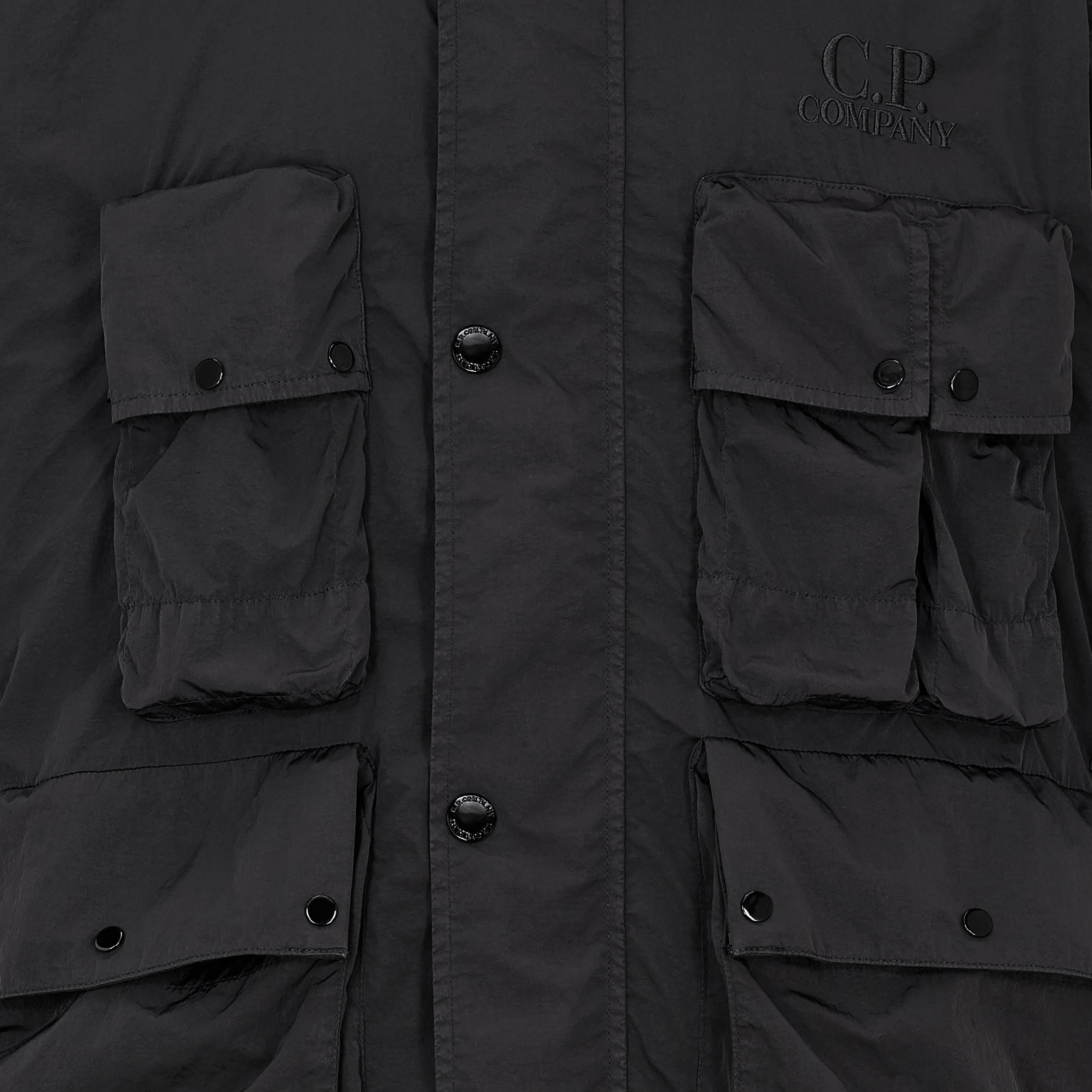 HEAVY CHROME GOGGLE JACKET BLACK