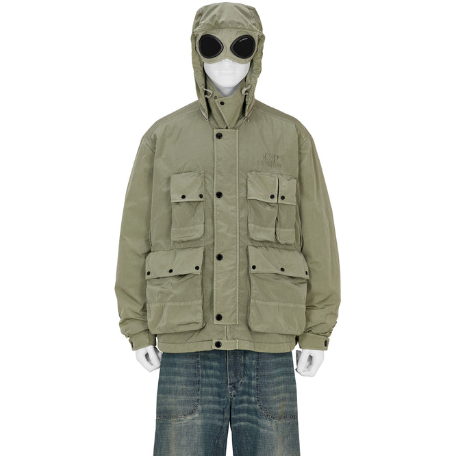 HEAVY CHROME GOGGLE JACKET KHAKI
