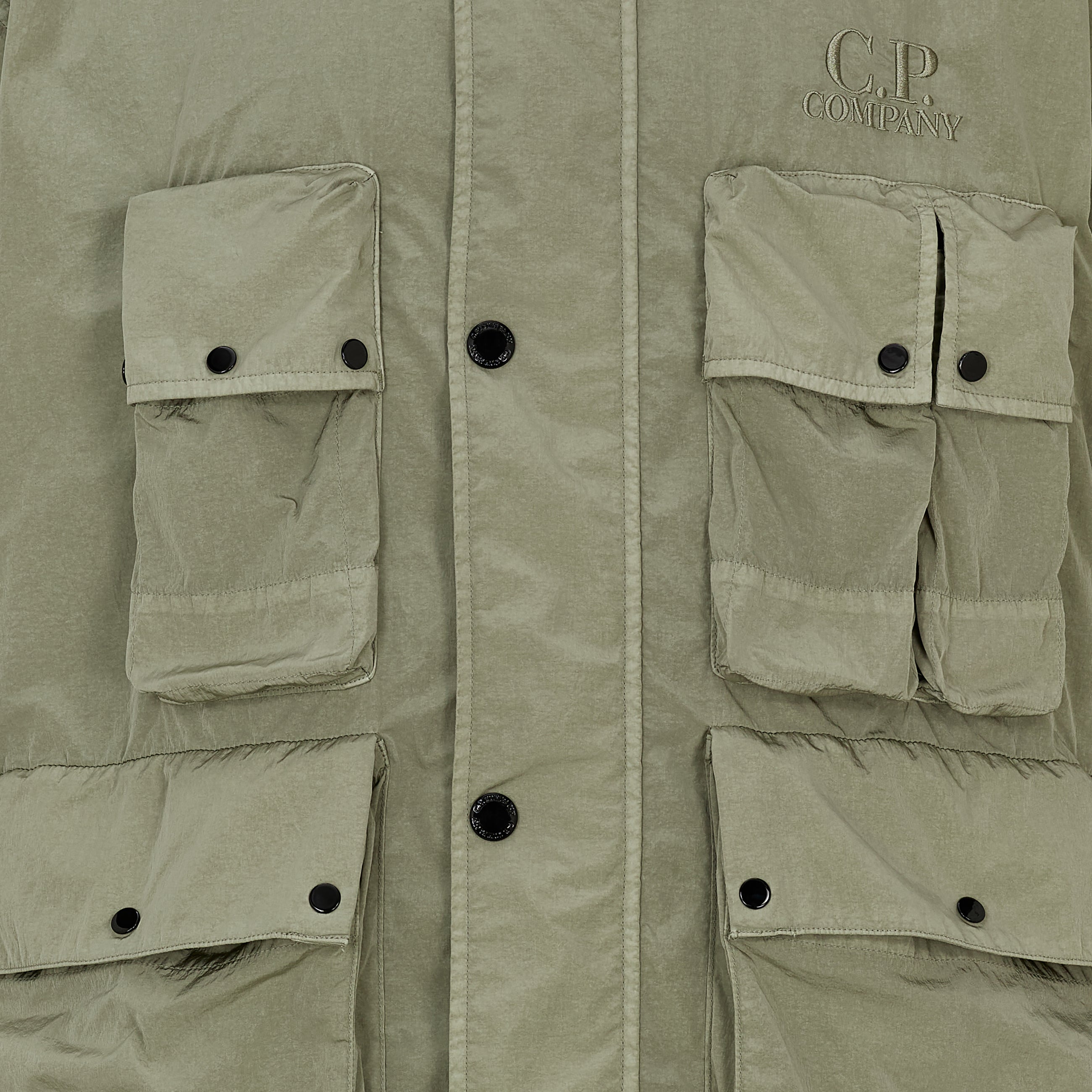 HEAVY CHROME GOGGLE JACKET KHAKI