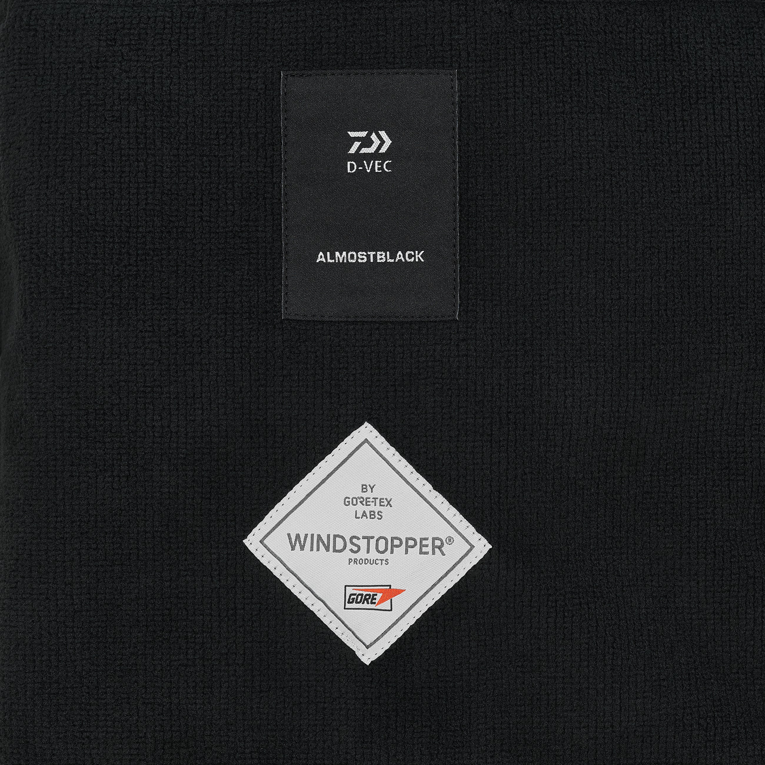 WINDSTOPPER BACK FLEECE 3L VEST BLACK