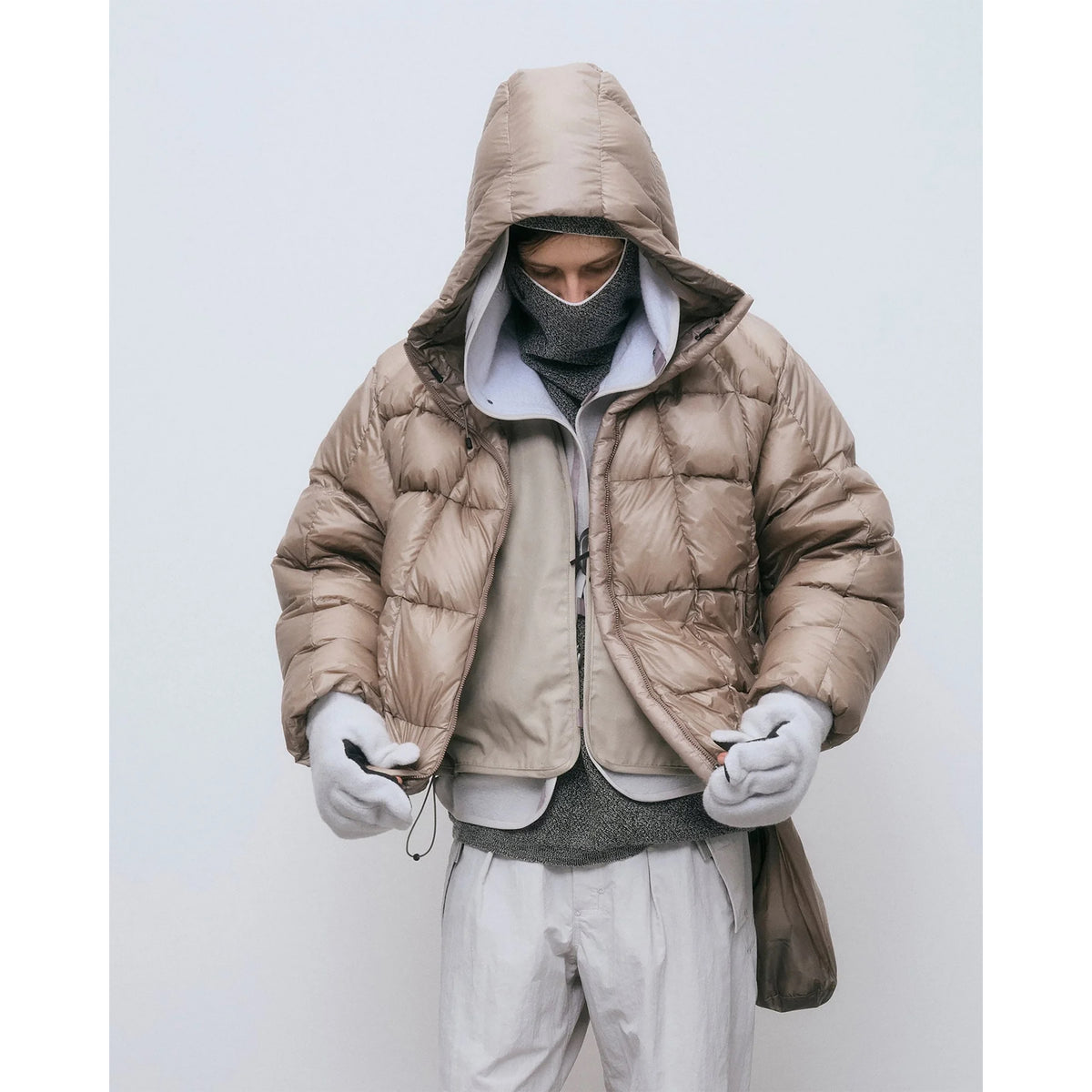THREE DIMENSIONAL DOWN PARKA MOON ROCK