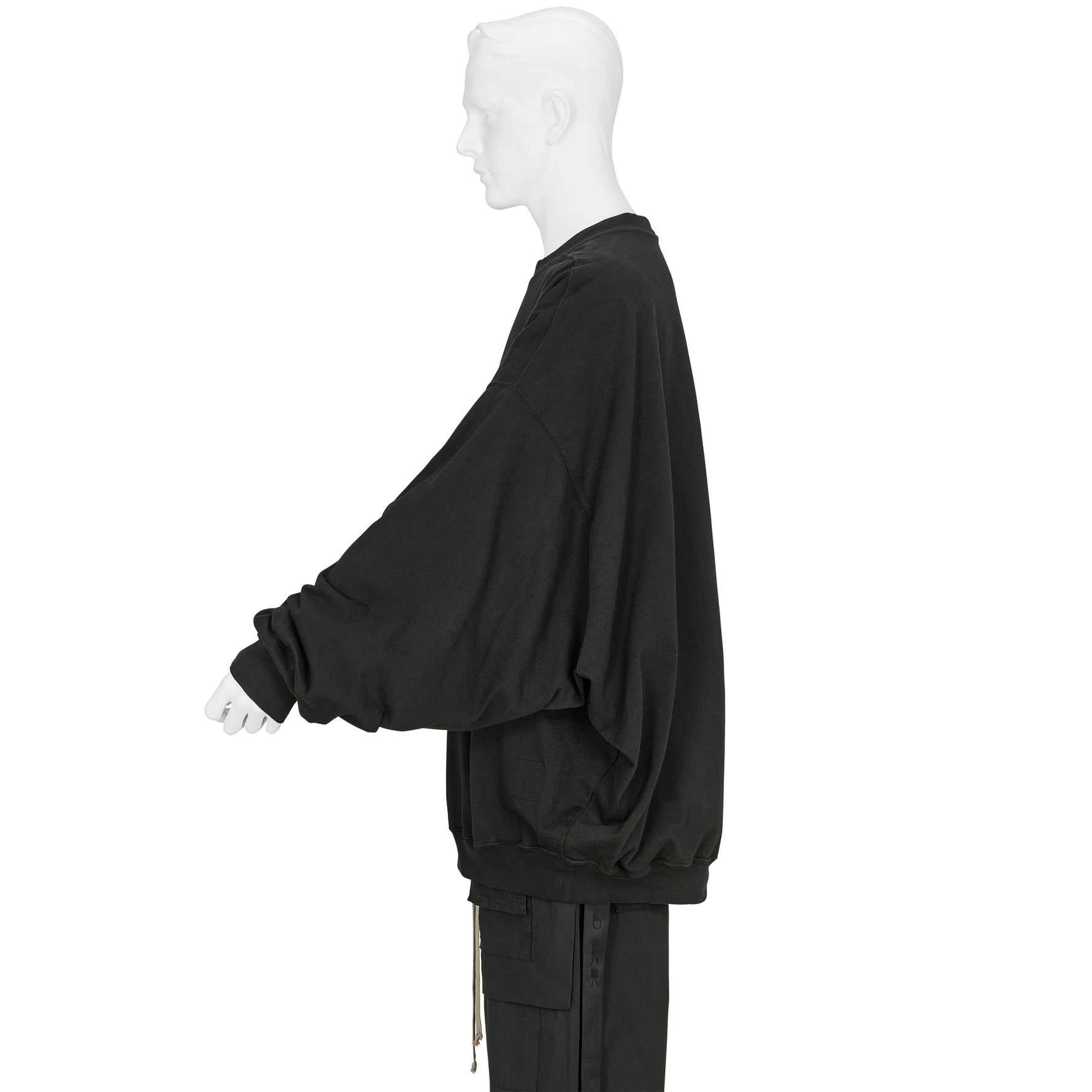 HUN CREWNECK RIGP BLACK