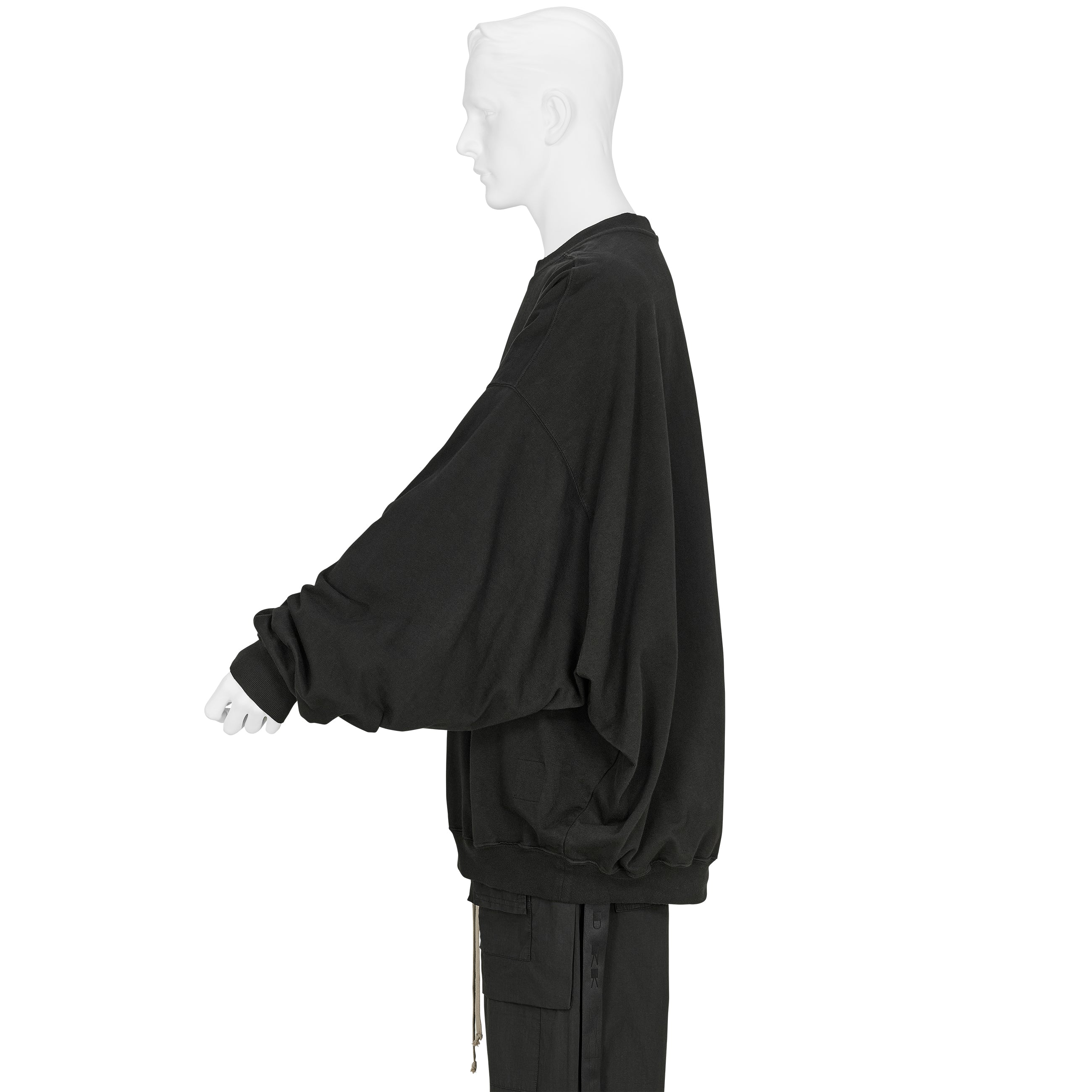 HUN CREWNECK RIGP BLACK