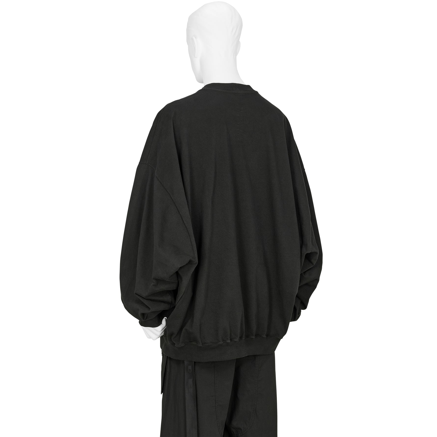 HUN CREWNECK RIGP BLACK