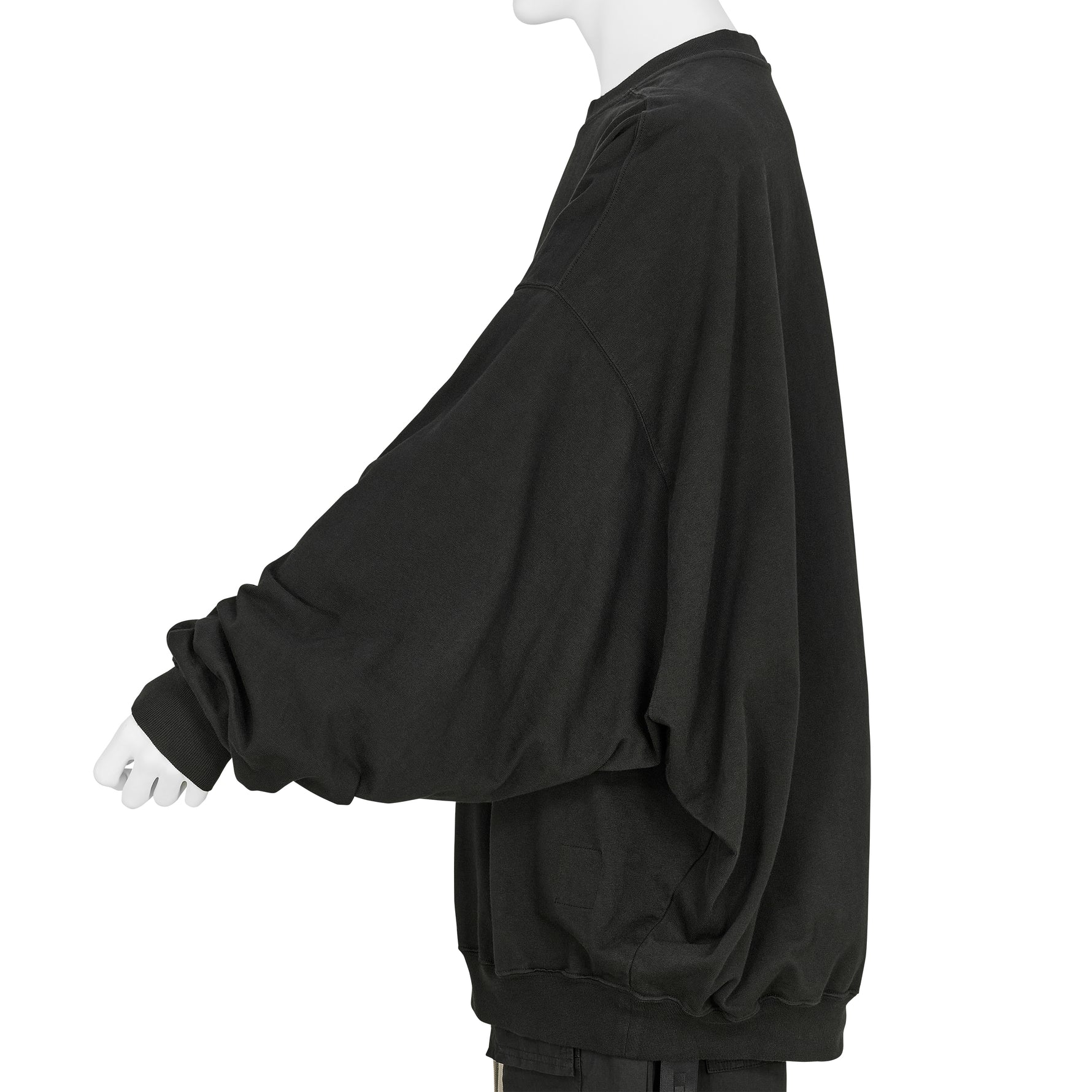 HUN CREWNECK RIGP BLACK