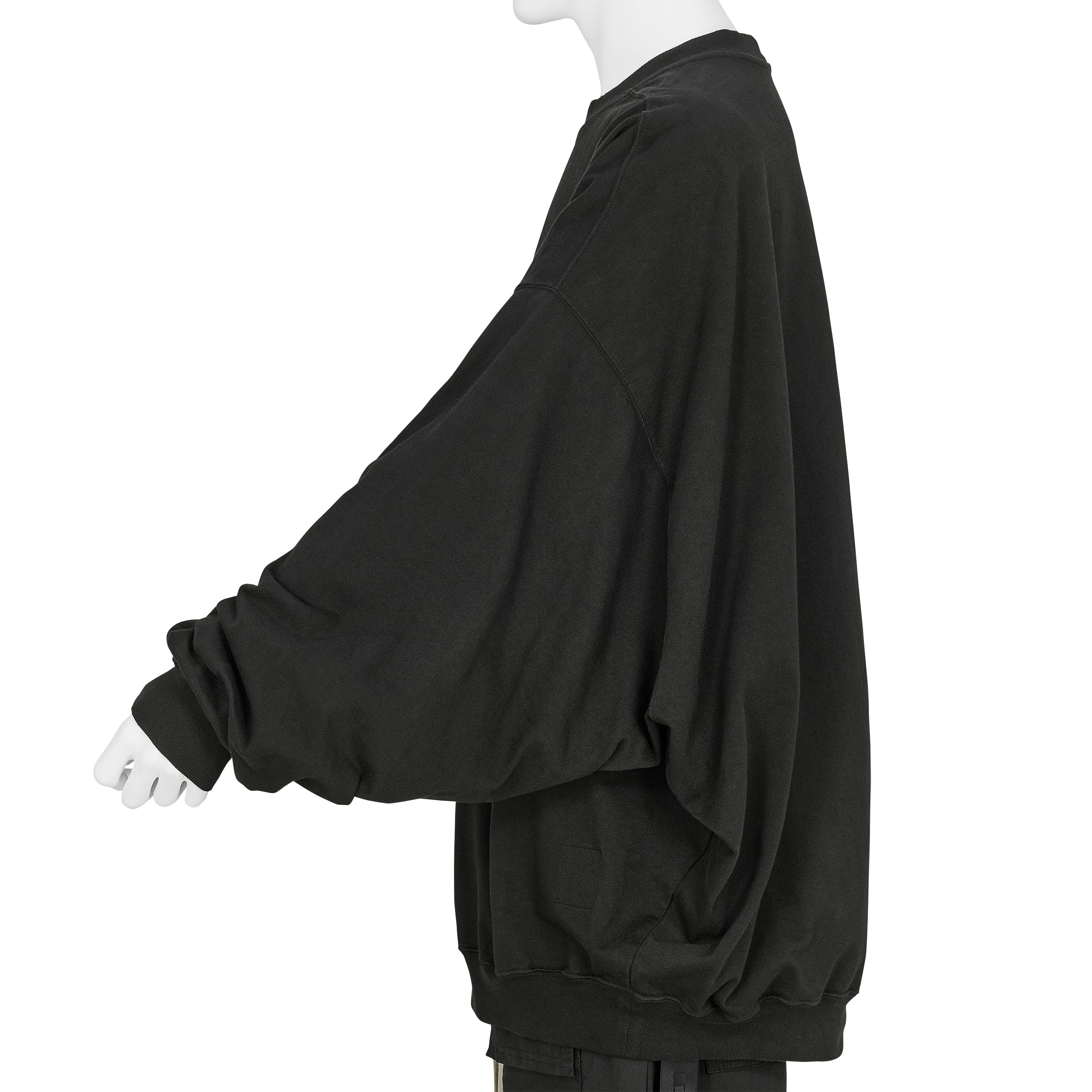 HUN CREWNECK RIGP BLACK