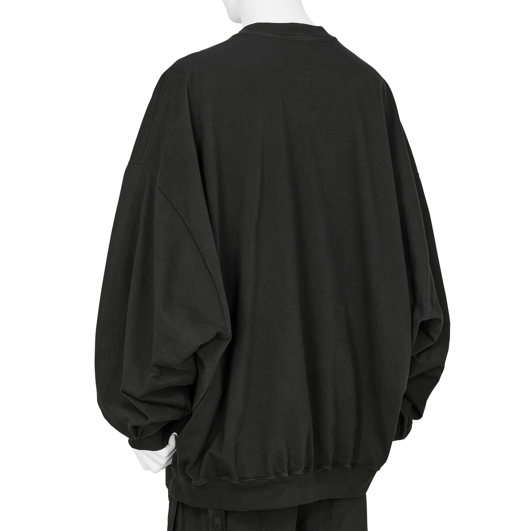 HUN CREWNECK RIGP BLACK