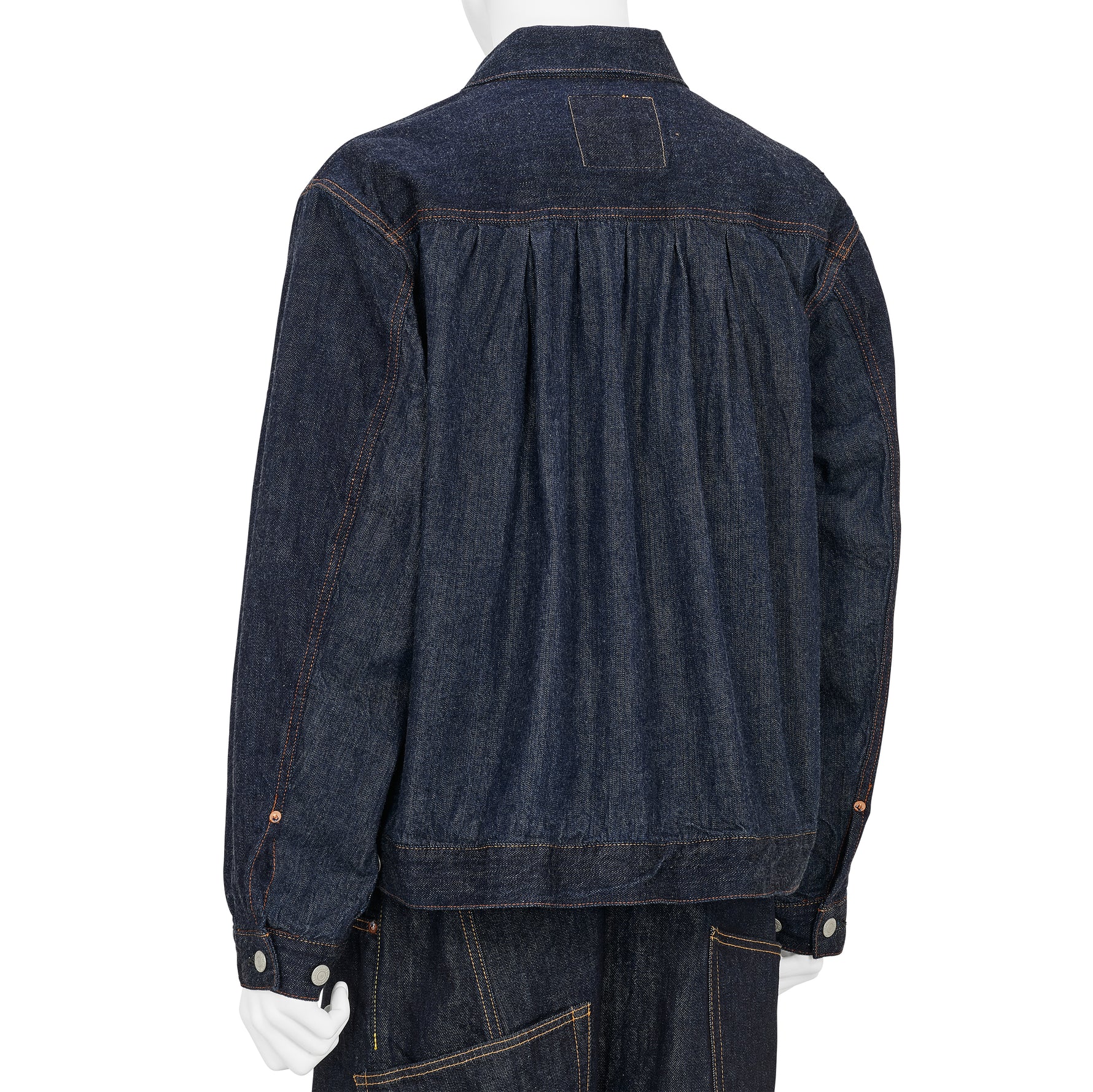 FULLCOUNT COLLABORATION WATTEAU PLEATS 2ND JACKET INDIGO