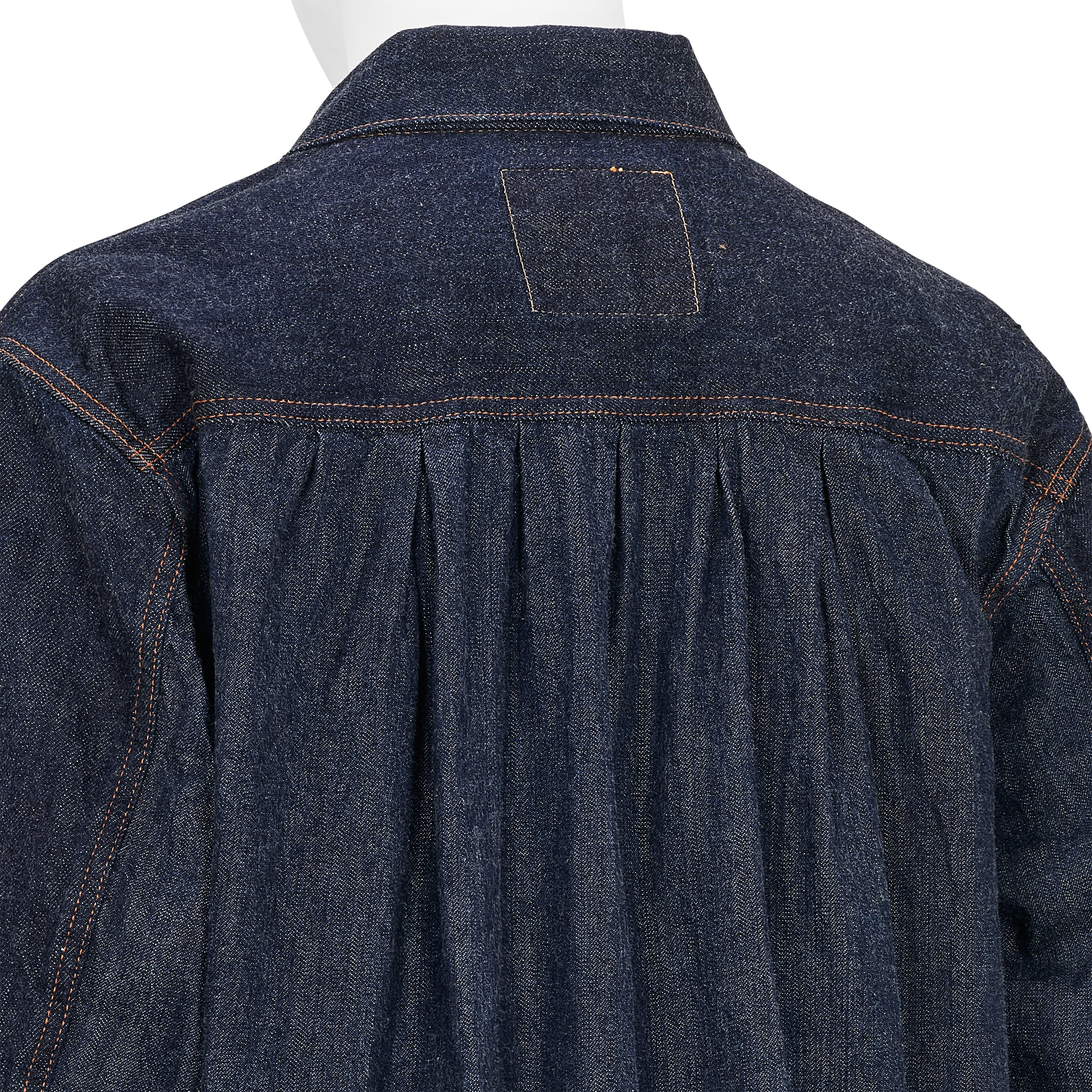 FULLCOUNT COLLABORATION WATTEAU PLEATS 2ND JACKET INDIGO
