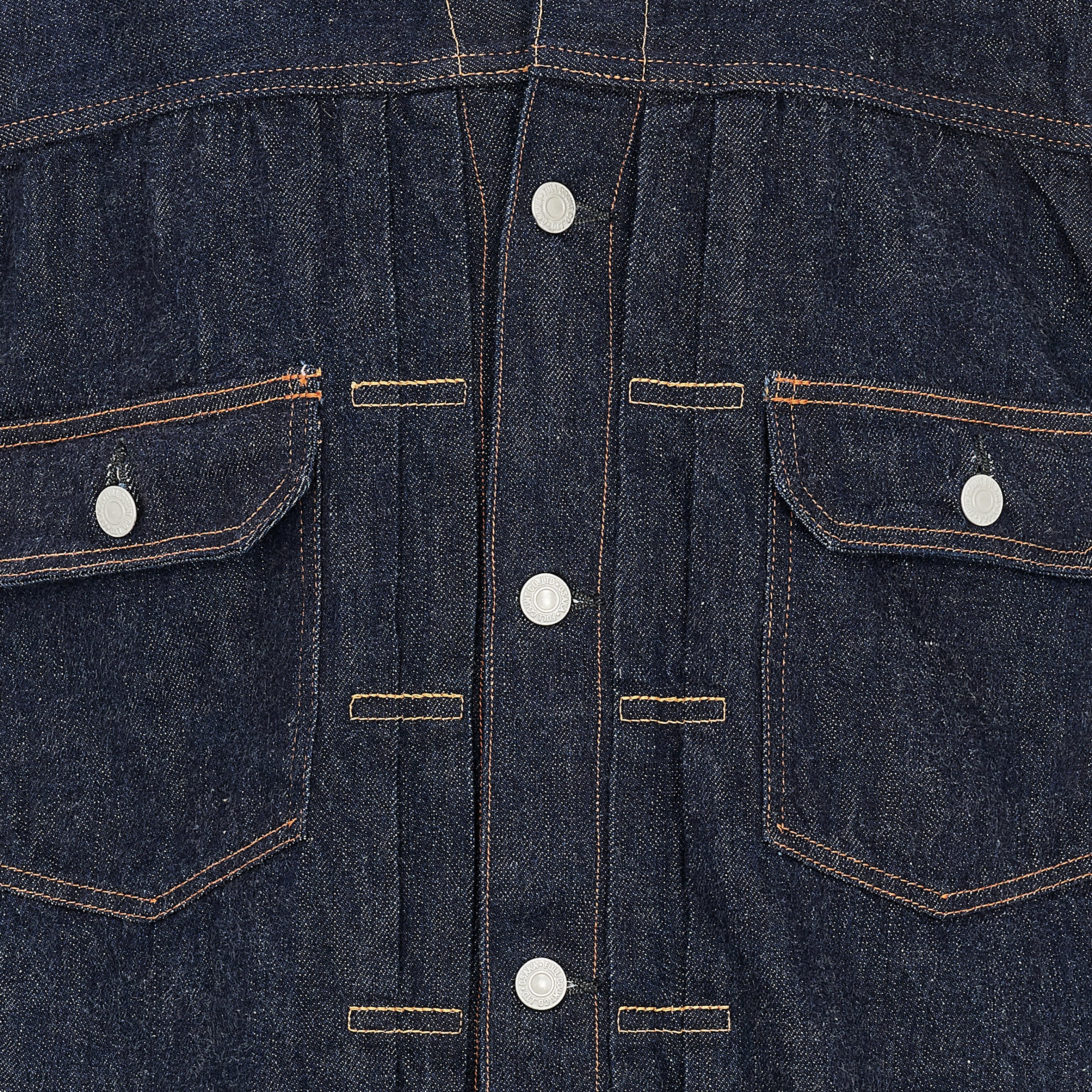 FULLCOUNT COLLABORATION WATTEAU PLEATS 2ND JACKET INDIGO - FUMITO