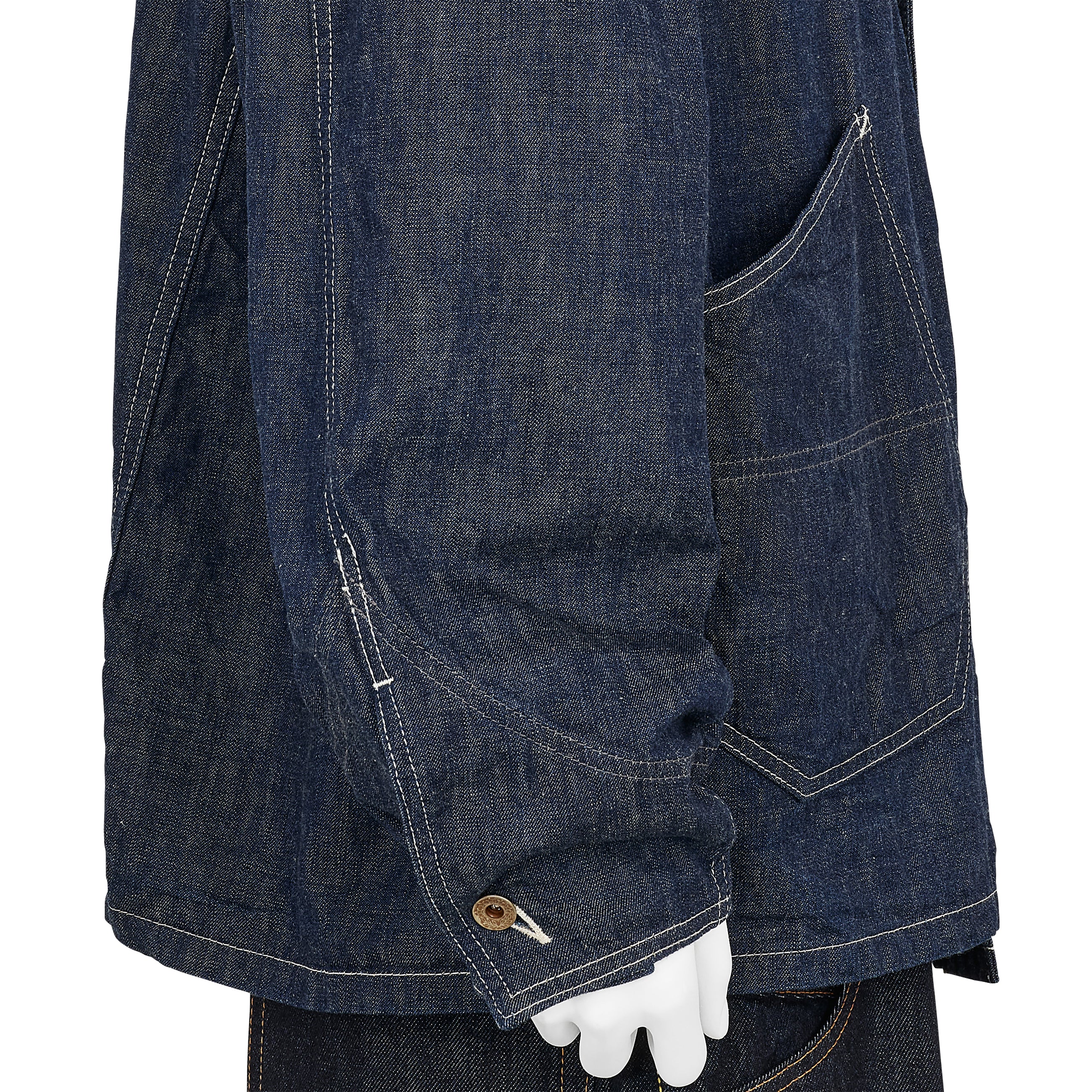 FULLCOUNT COLLABORATION GRAFFITI CHORE JACKET INDIGO