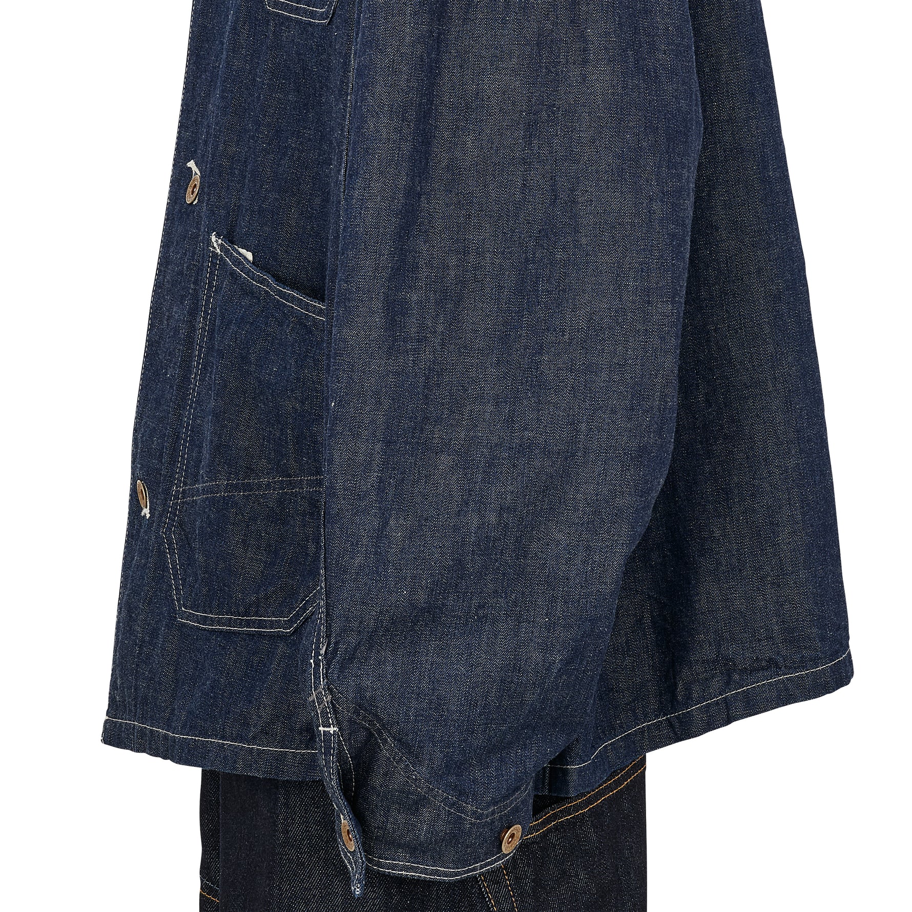 FULLCOUNT COLLABORATION GRAFFITI CHORE JACKET INDIGO