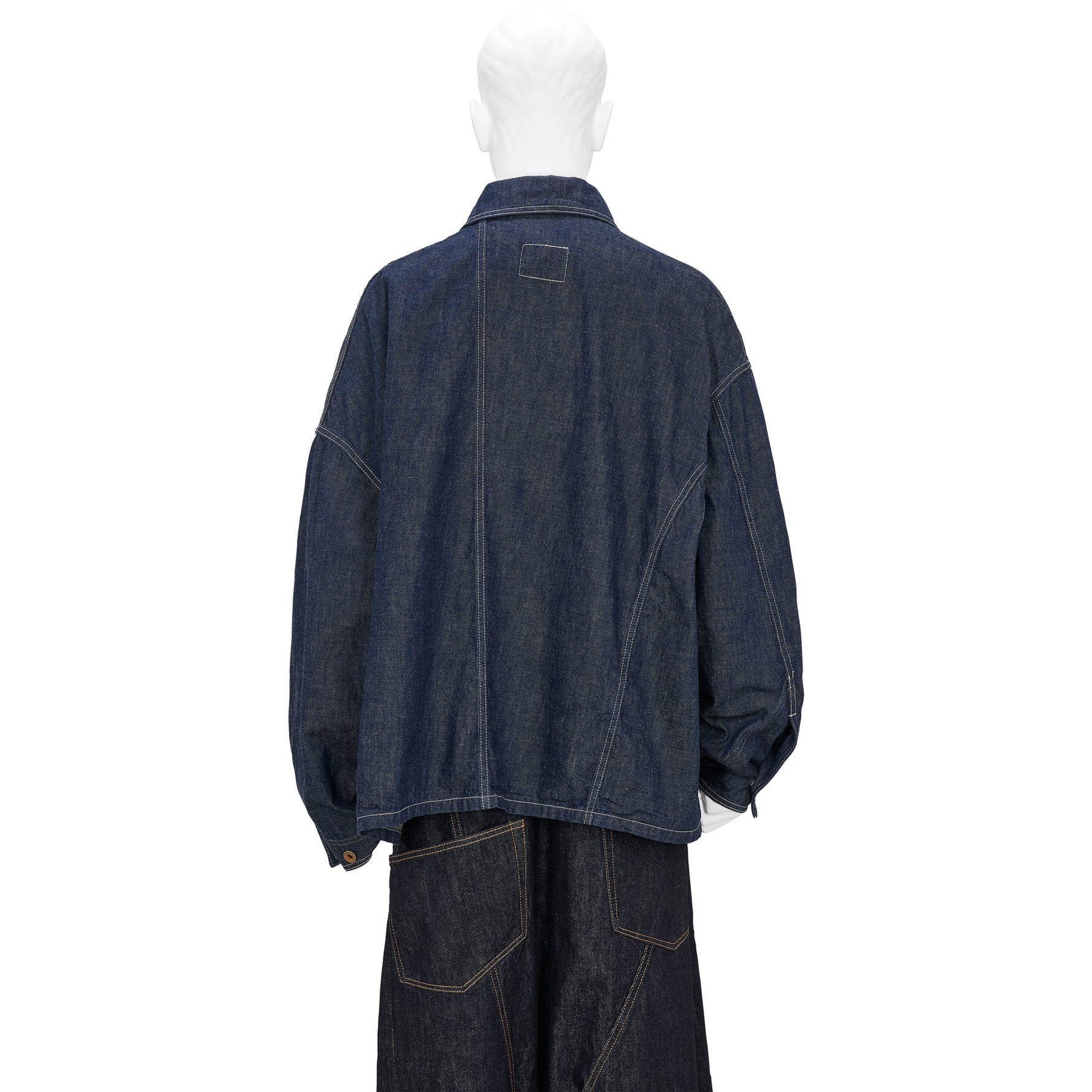 FULLCOUNT COLLABORATION GRAFFITI CHORE JACKET INDIGO