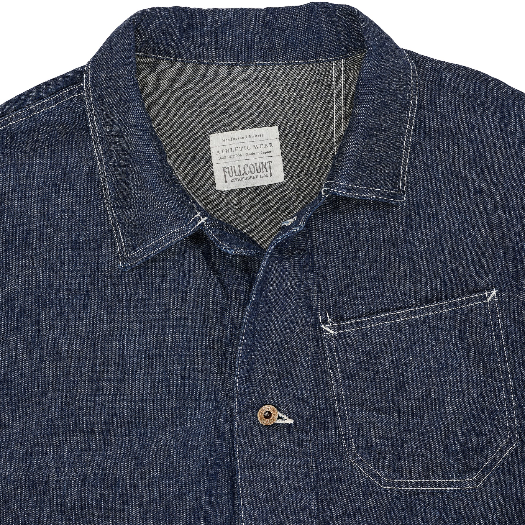 FULLCOUNT COLLABORATION GRAFFITI CHORE JACKET INDIGO