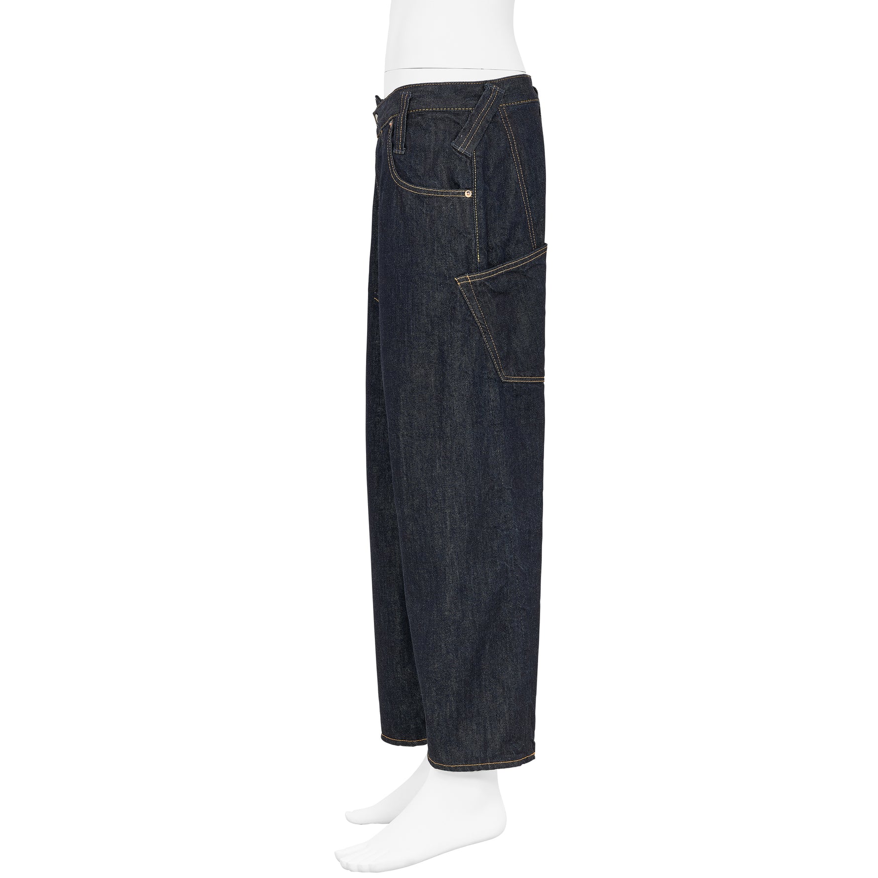 FULLCOUNT COLLABORATION GRAFFITI 5P SARROUEL DENIM INDIGO