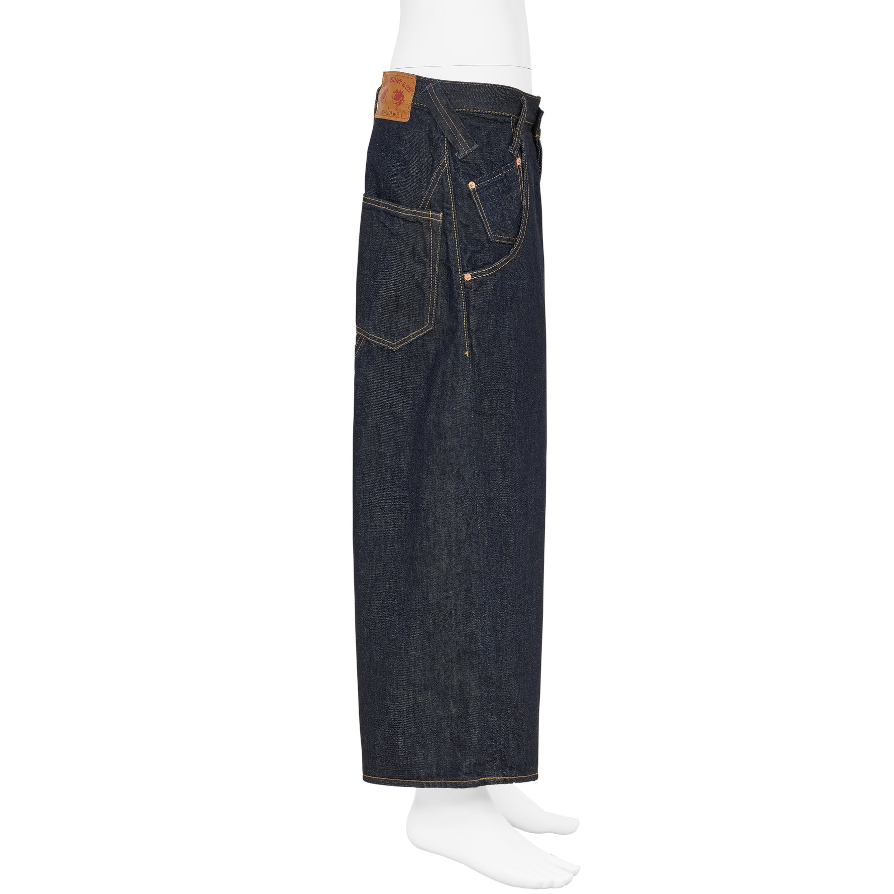 FULLCOUNT COLLABORATION GRAFFITI 5P SARROUEL DENIM INDIGO