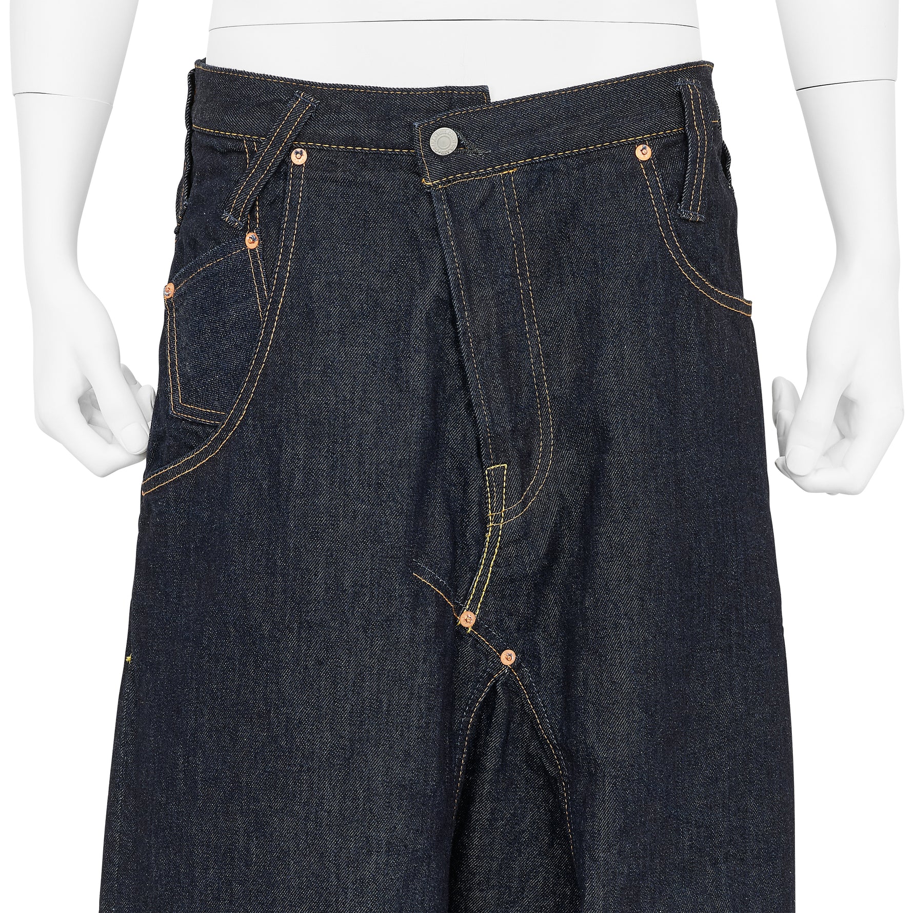 FULLCOUNT COLLABORATION GRAFFITI 5P SARROUEL DENIM INDIGO