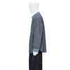 FULLCOUNT COLLABORATION WATTEAU GATHERED VENTILATED POCKET SHIRT LIGHT INDIGO