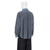 FULLCOUNT COLLABORATION WATTEAU GATHERED VENTILATED POCKET SHIRT LIGHT INDIGO