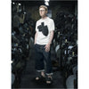 FULLCOUNT COLLABORATION GRAFFITI POCKET RINGER T SHIRT WHITE