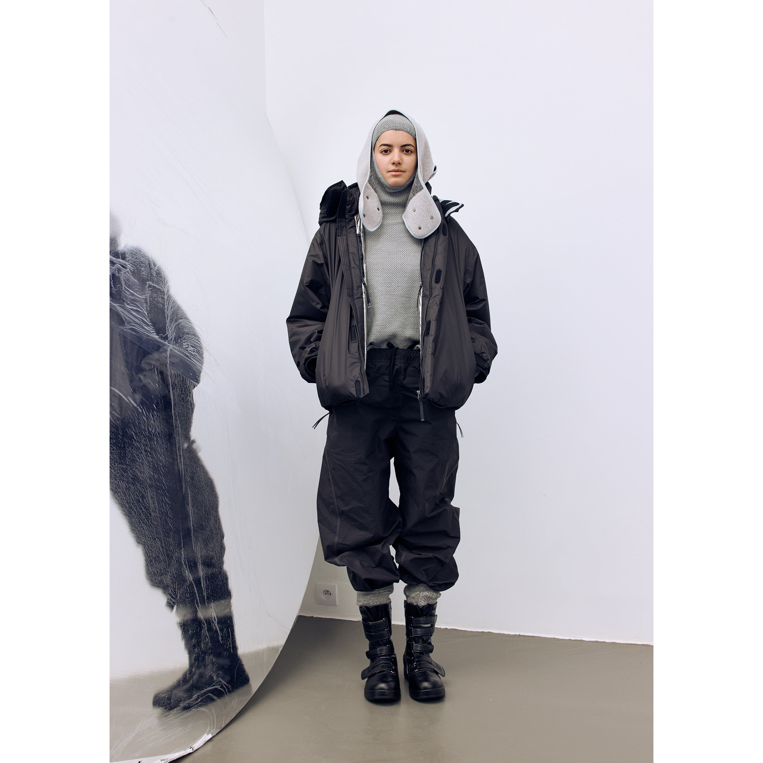 WINDSTOPPER THERMO PADDED JACKET BIOTITE - Goldwin 0(ゴールド