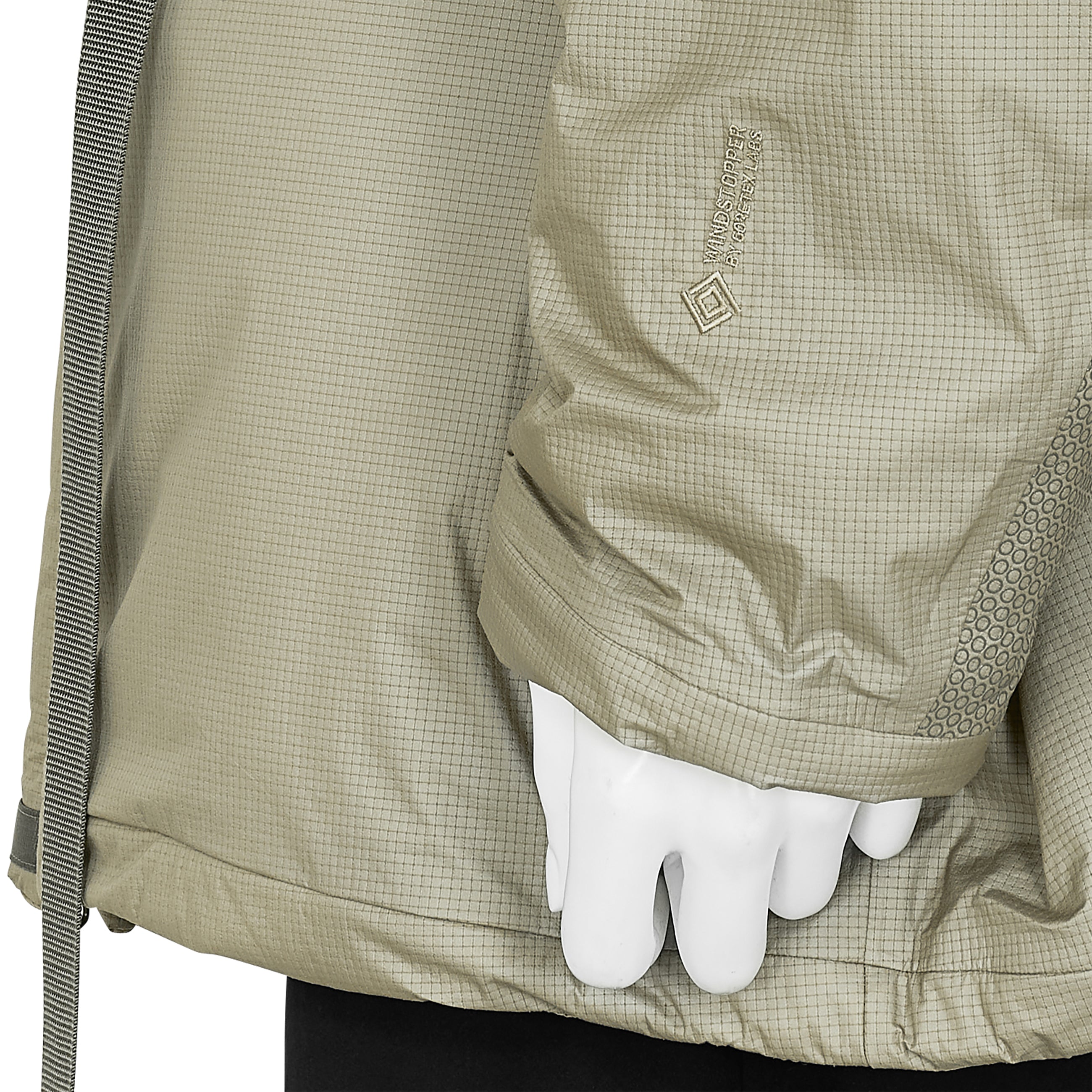 WINDSTOPPER PADDED COMPOSITE PARKA DUNE