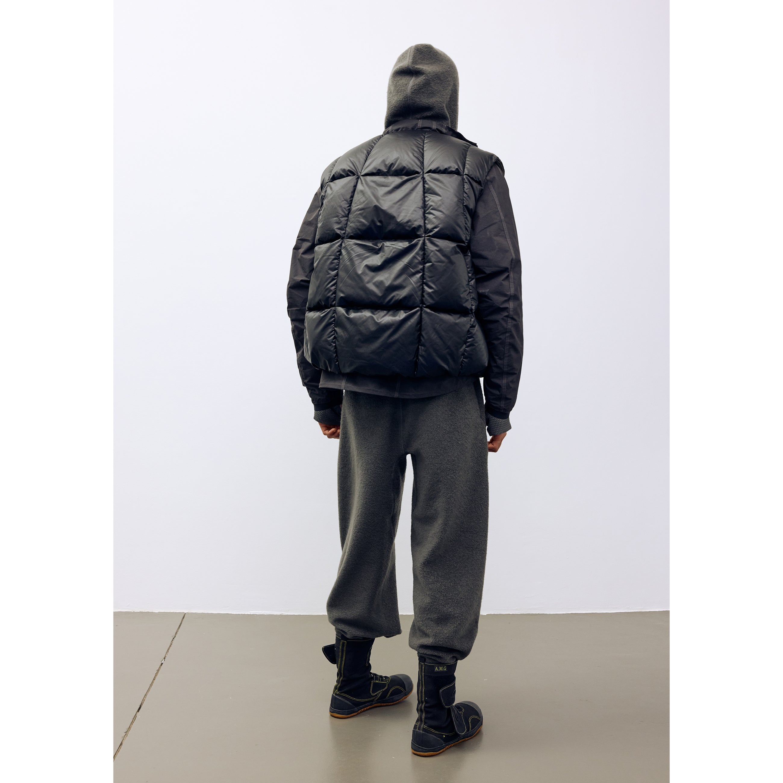 THREE DIMENSIONAL DOWN LIGHT VEST BIOTITE