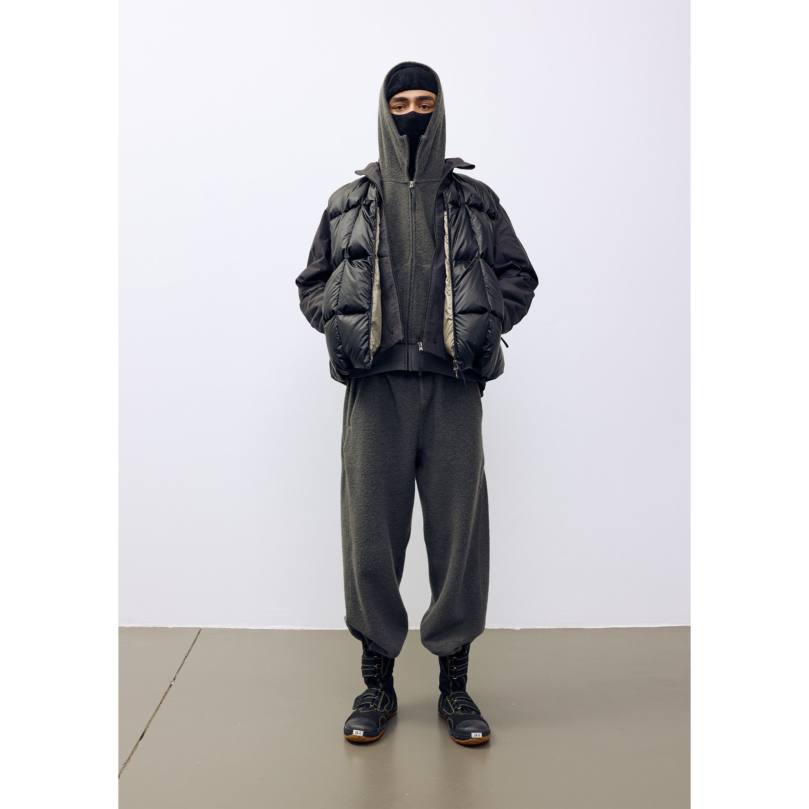 THREE DIMENSIONAL DOWN LIGHT VEST BIOTITE