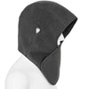 WOOL FLEECE HOOD DARK LAVA