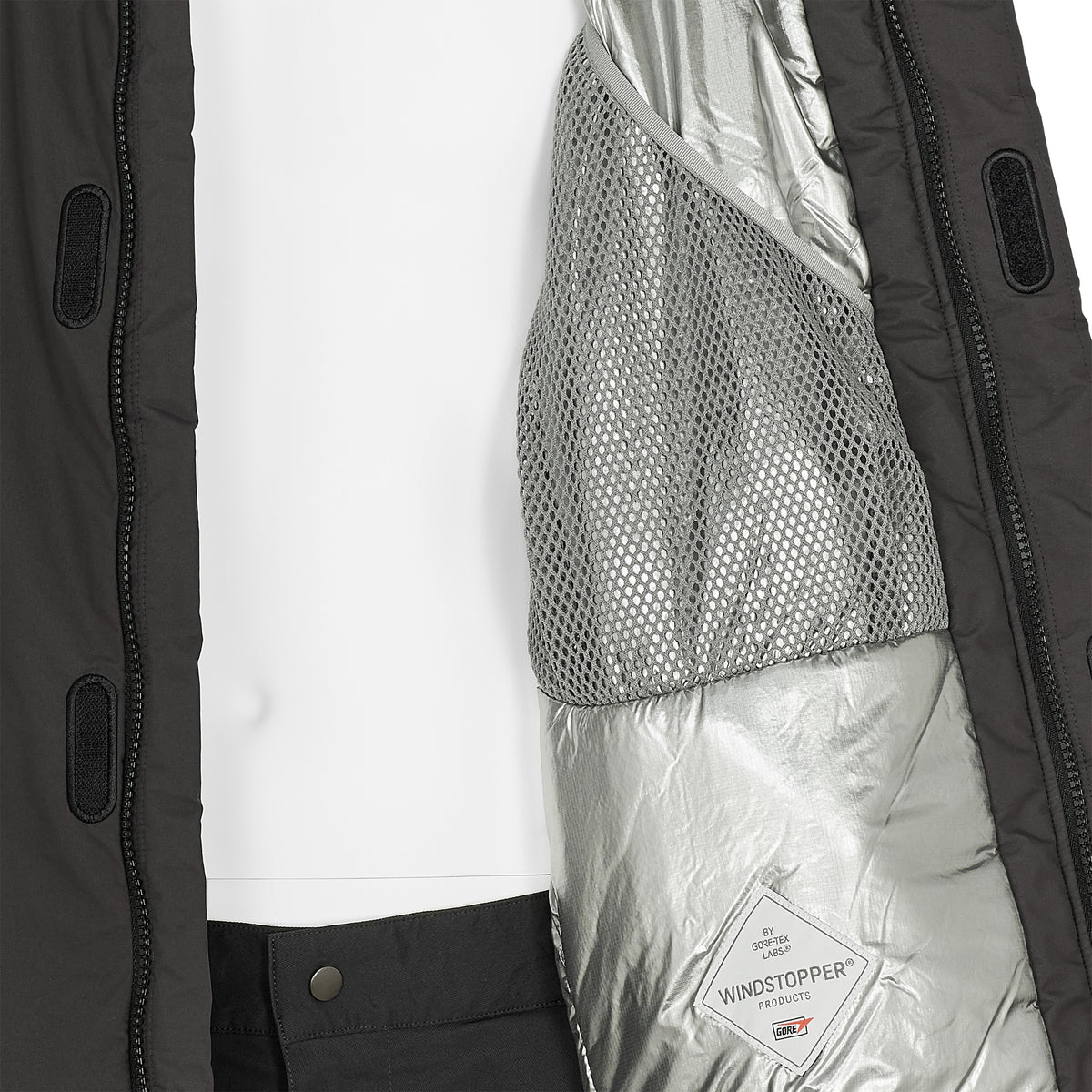 GORE-TEX WINDSTOPPER PADDED JACKET BIOTITE