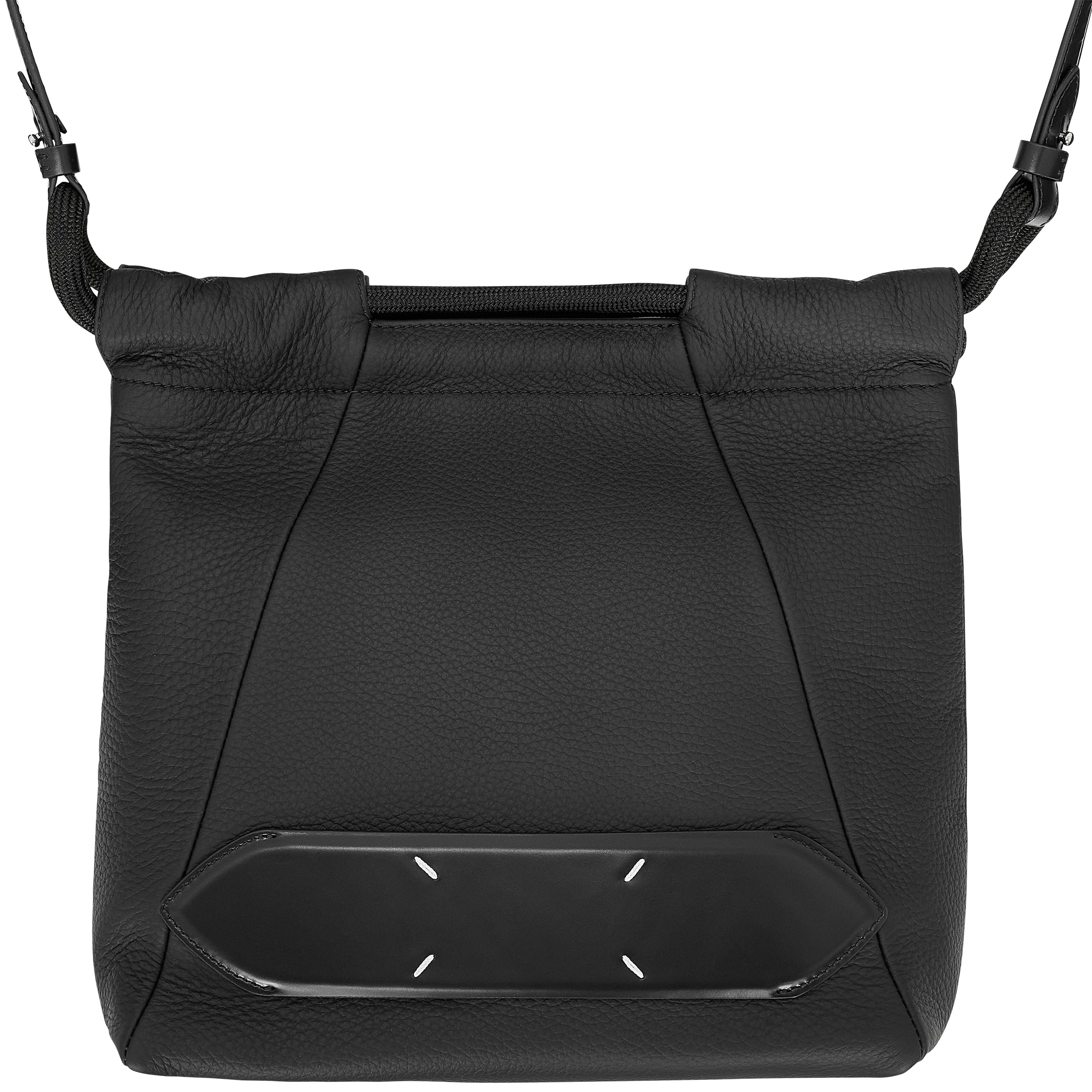 5AC DEERSKIN SHOULDER BAG BLACK