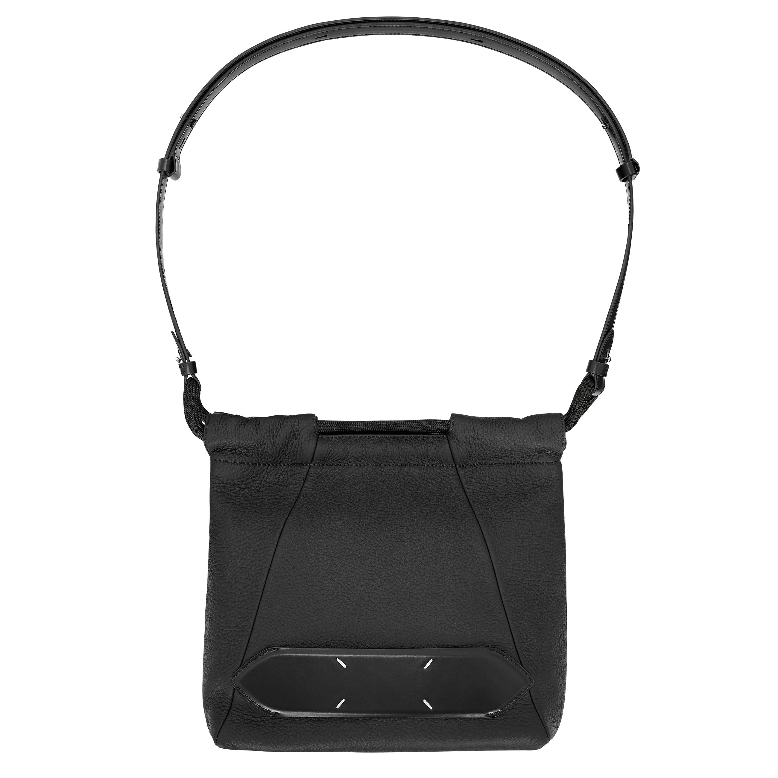 5AC DEERSKIN SHOULDER BAG BLACK