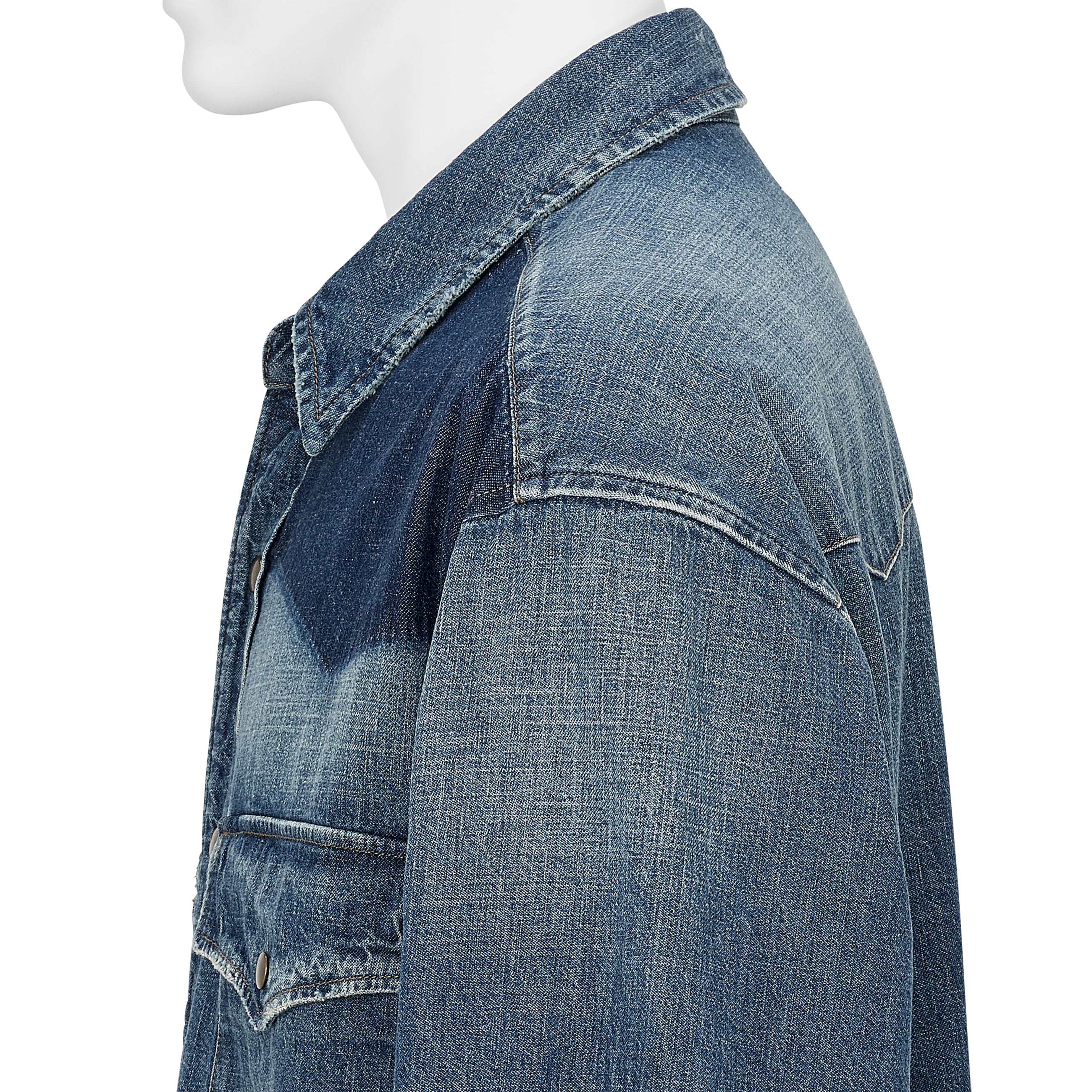DENIM WESTERN SHIRT DAMAGED INDIGO - Maison Margiela(メゾン