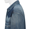 DENIM WESTERN SHIRT DAMAGED INDIGO