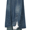DENIM WESTERN SHIRT DAMAGED INDIGO