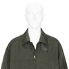 TRAMA 3D GARMENT DYED JACQUARD BOMBER JACKET OLIVE
