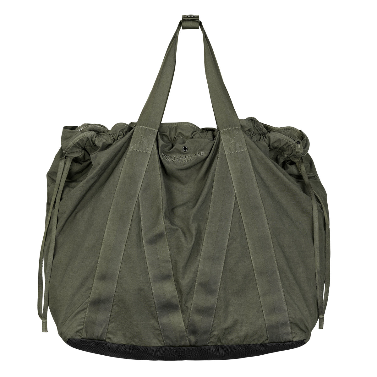 GARMENT DYED TOTE BAG OLIVE - Massimo Osti Studio(マッシモ 