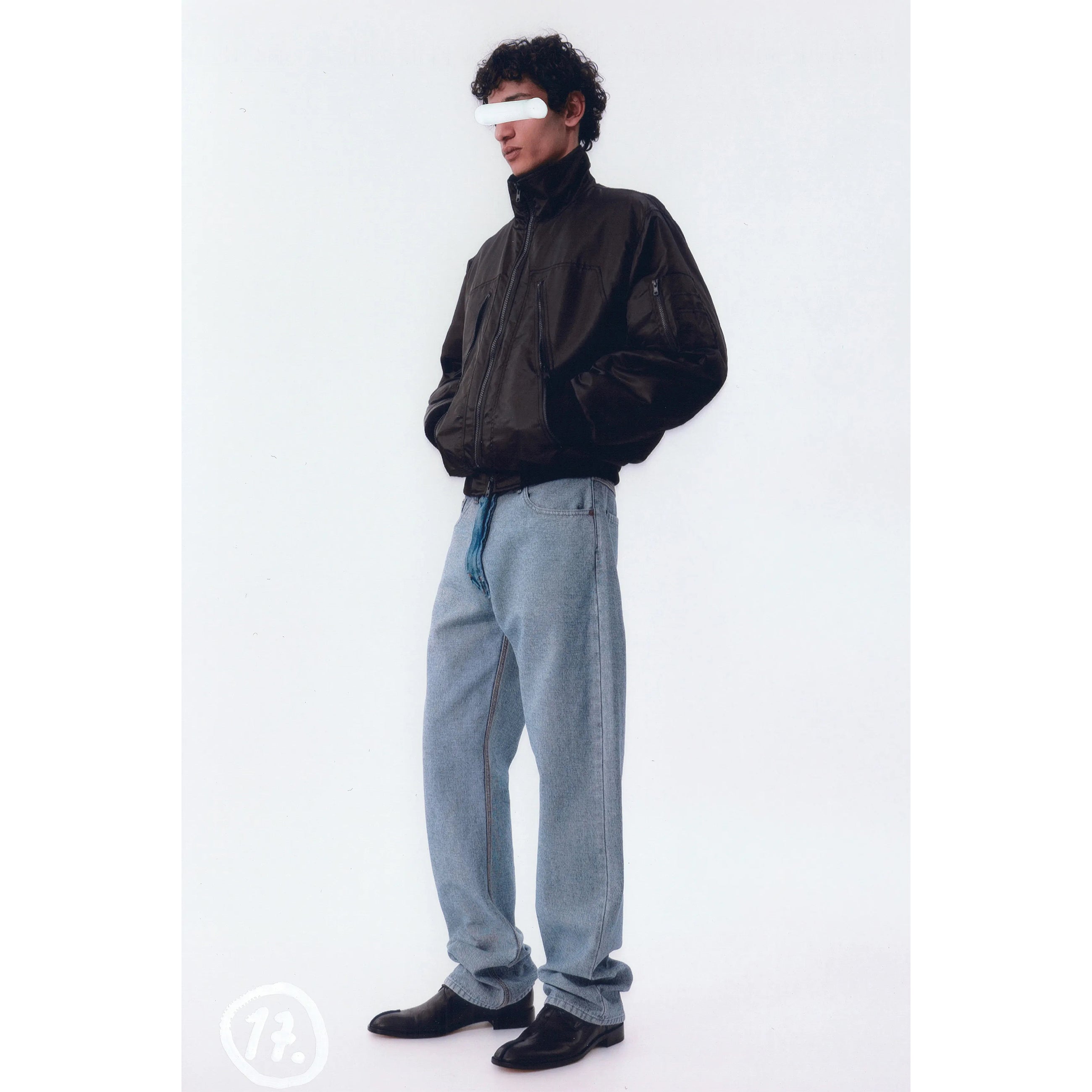 ジャケット・アウター m's black bomber jacket Bomber jacket VETEMENTS Blackout Racing Bomber Jacket