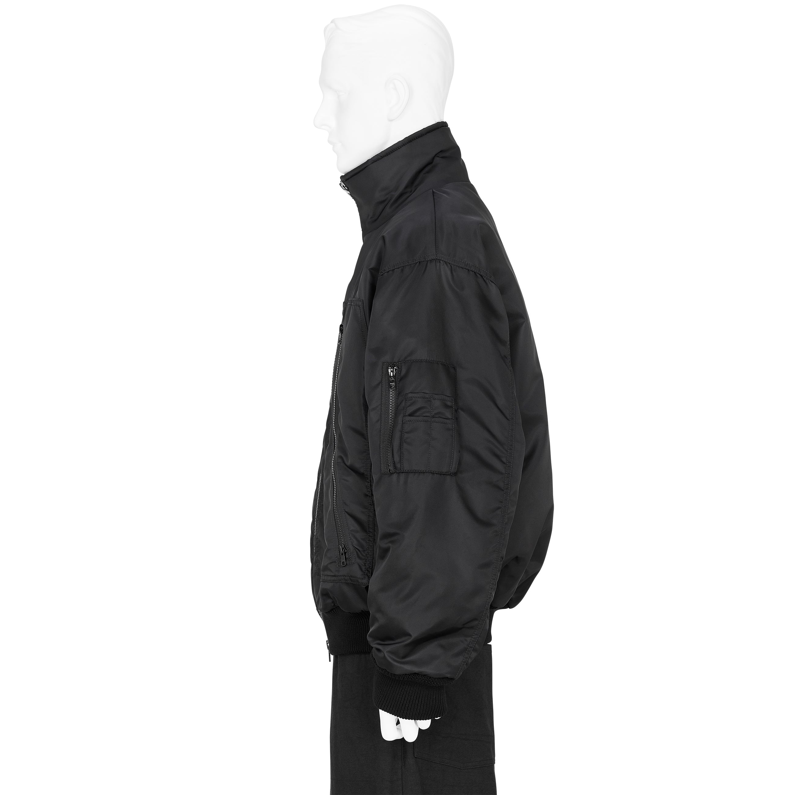 【送料&関税込】MM6 Maison Margiela Loose Fit Bomber Jacket BOMBER JACKET BLACK - MM6 MAISON MARGIELA(エムエムシックス