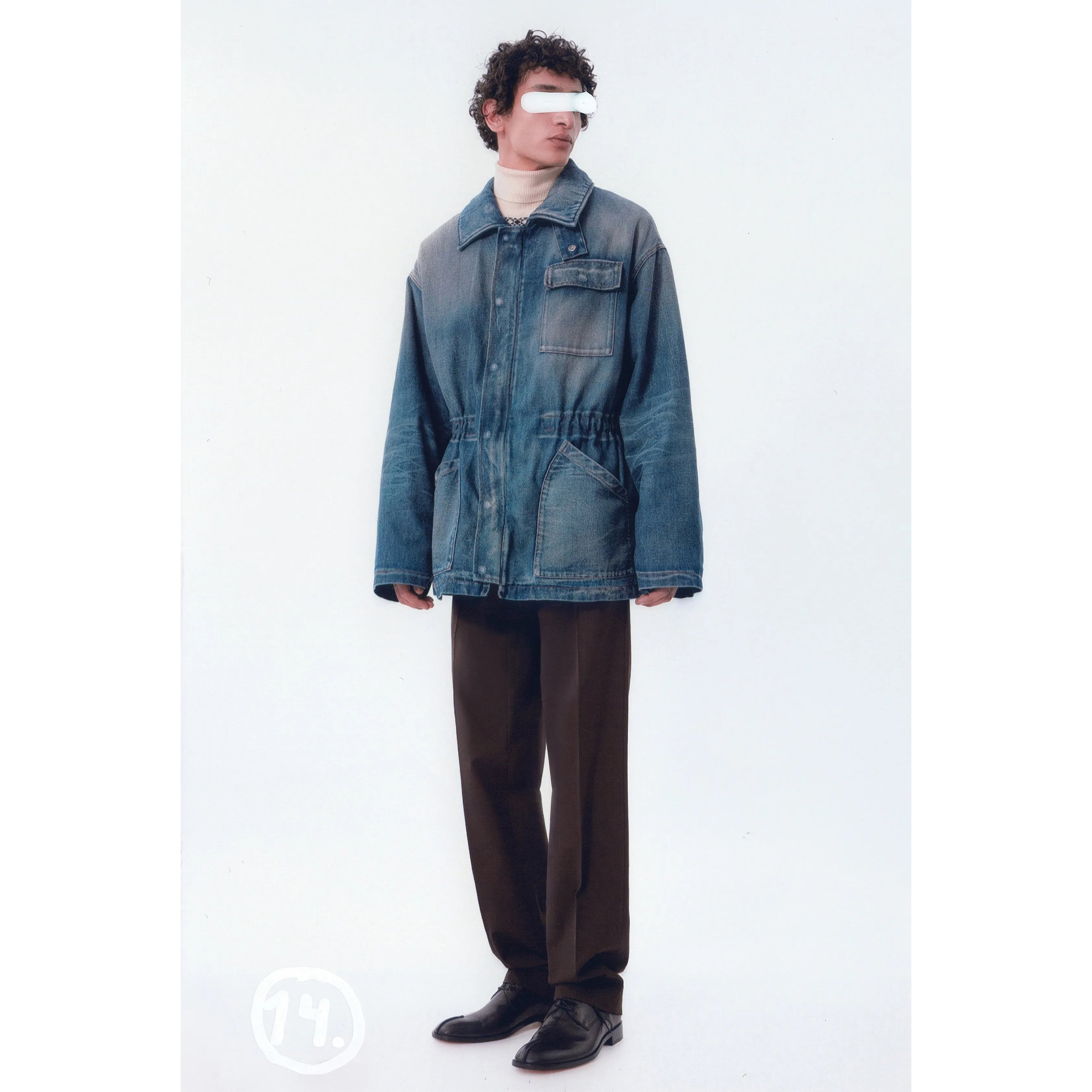 DENIM WORK COAT INDIGO