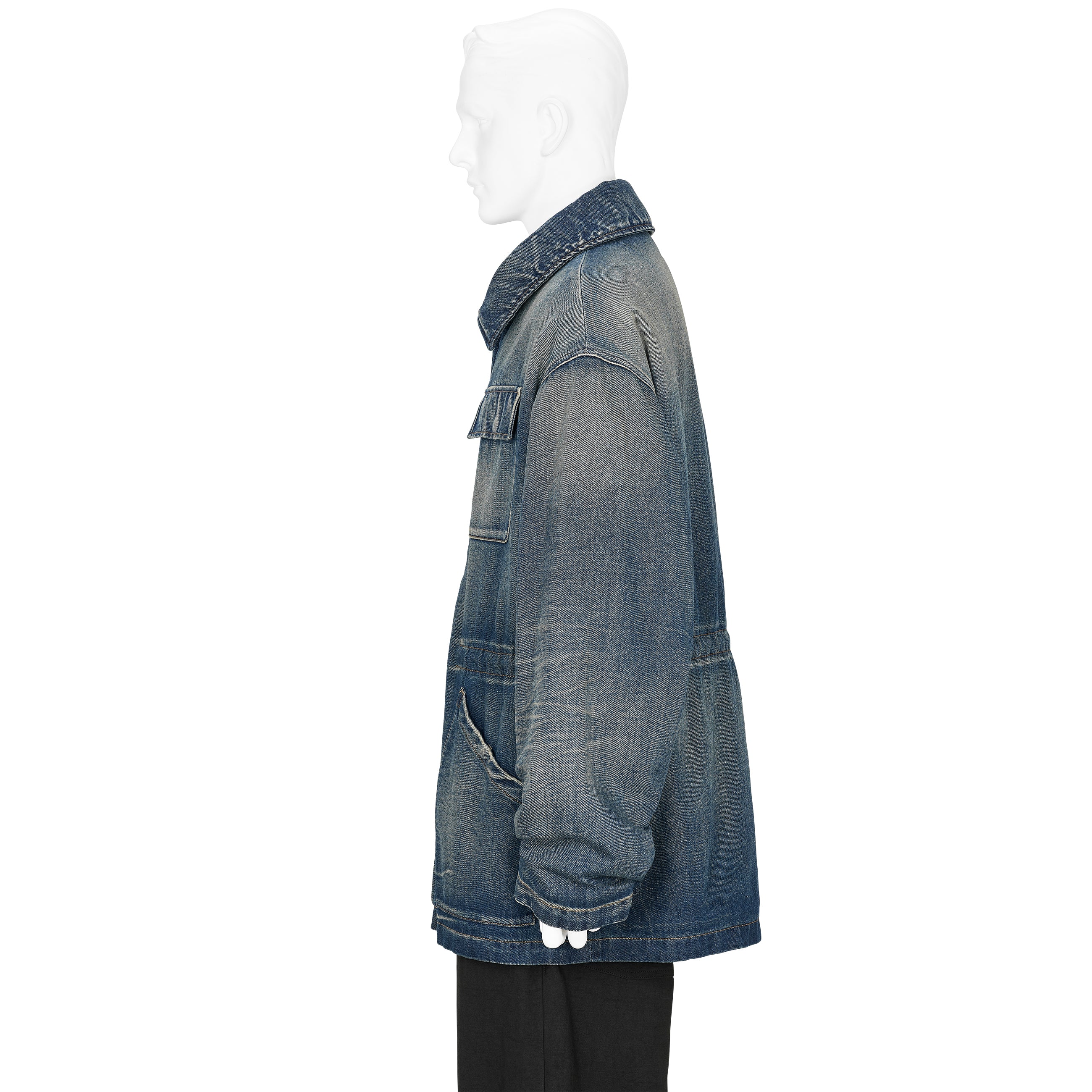 DENIM WORK COAT INDIGO