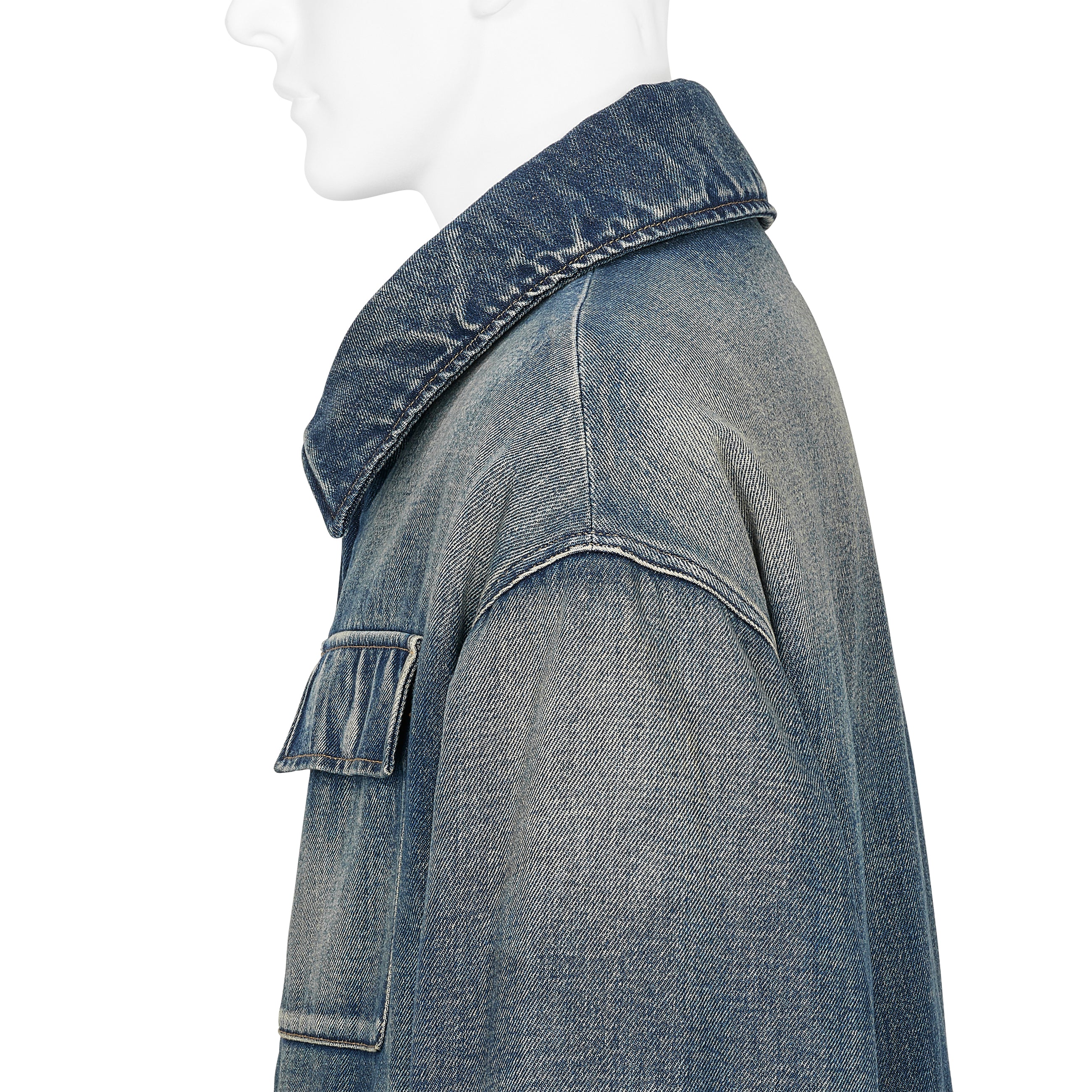 DENIM WORK COAT INDIGO