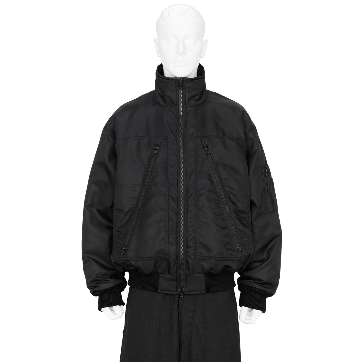 BOMBER JACKET BLACK - MM6 Maison Margiela(エムエムシックス メゾン 