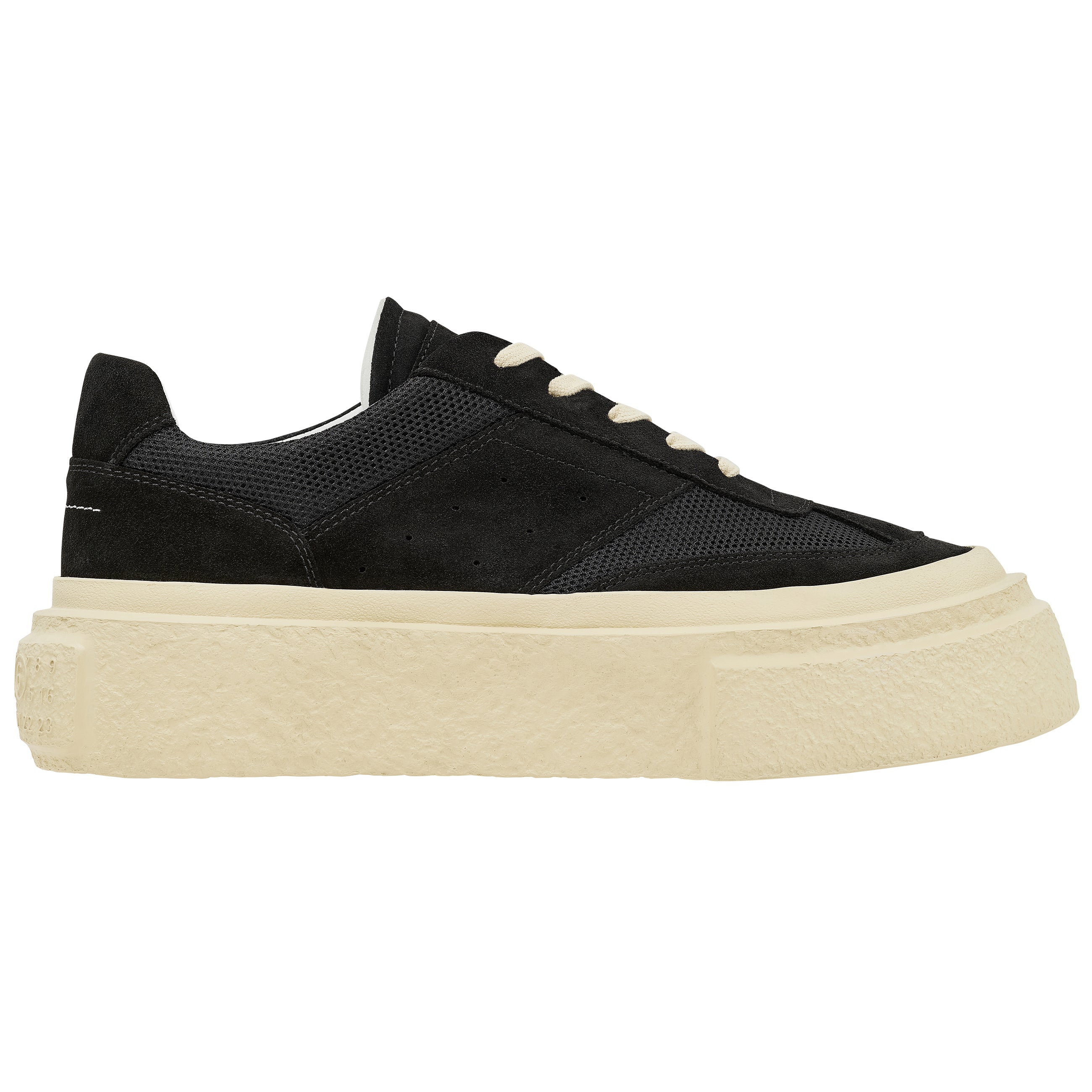 とむきち様せんようメゾンマルジェラプラットフォームシューズ PLATFORM SOLE SNEAKER BLACK - MM6 MAISON MARGIELA(エムエム