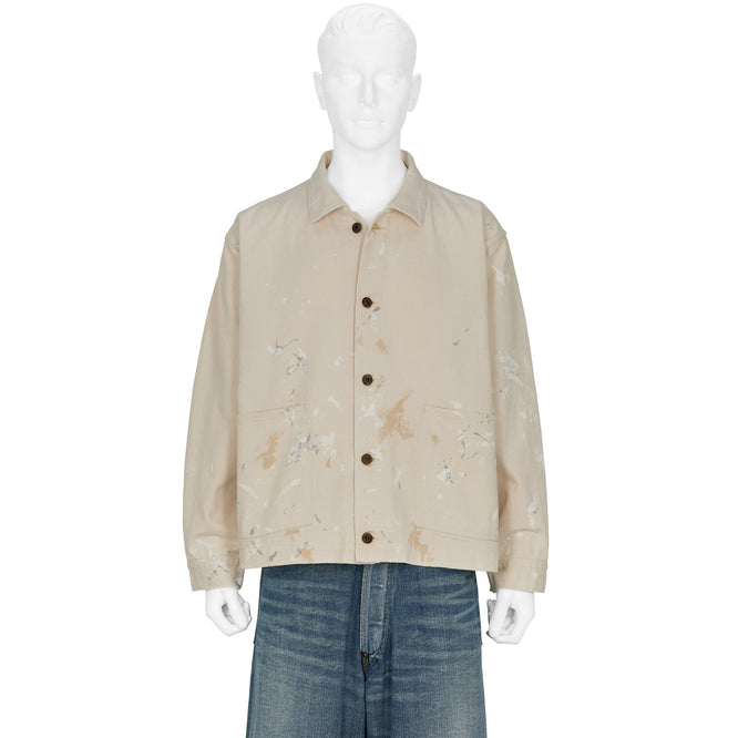 PAINT COVERALL JACKET IVORY