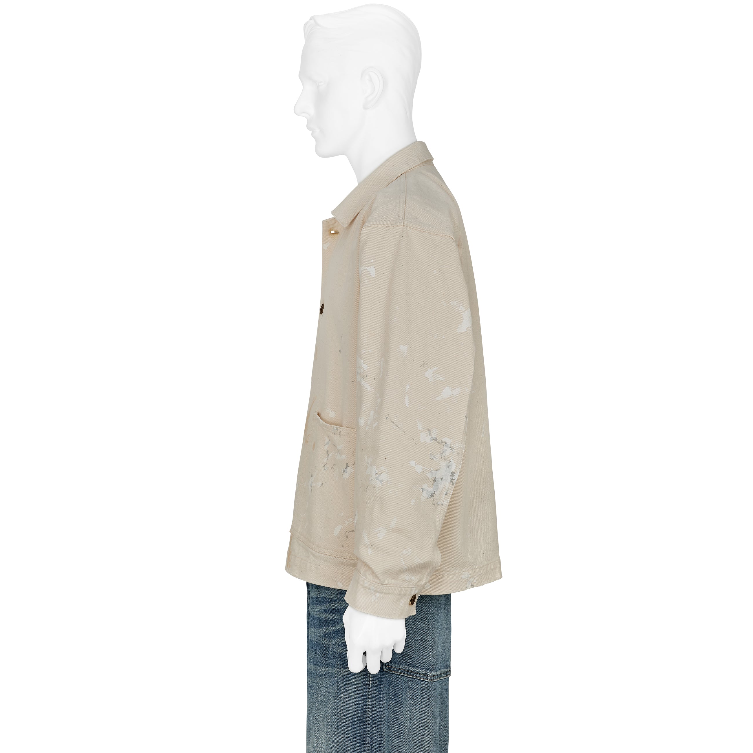 PAINT COVERALL JACKET IVORY