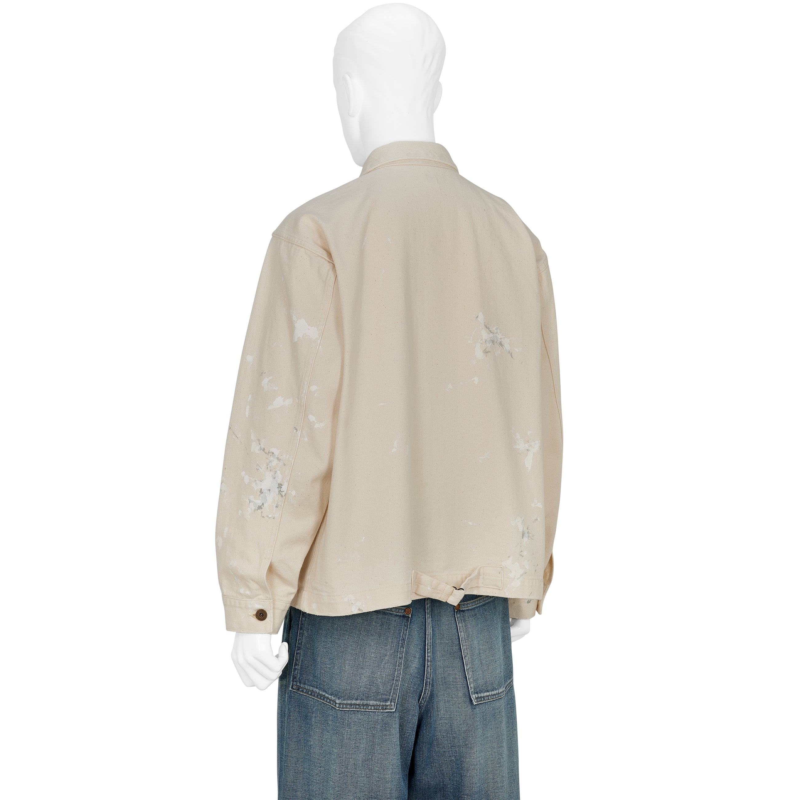 PAINT COVERALL JACKET IVORY