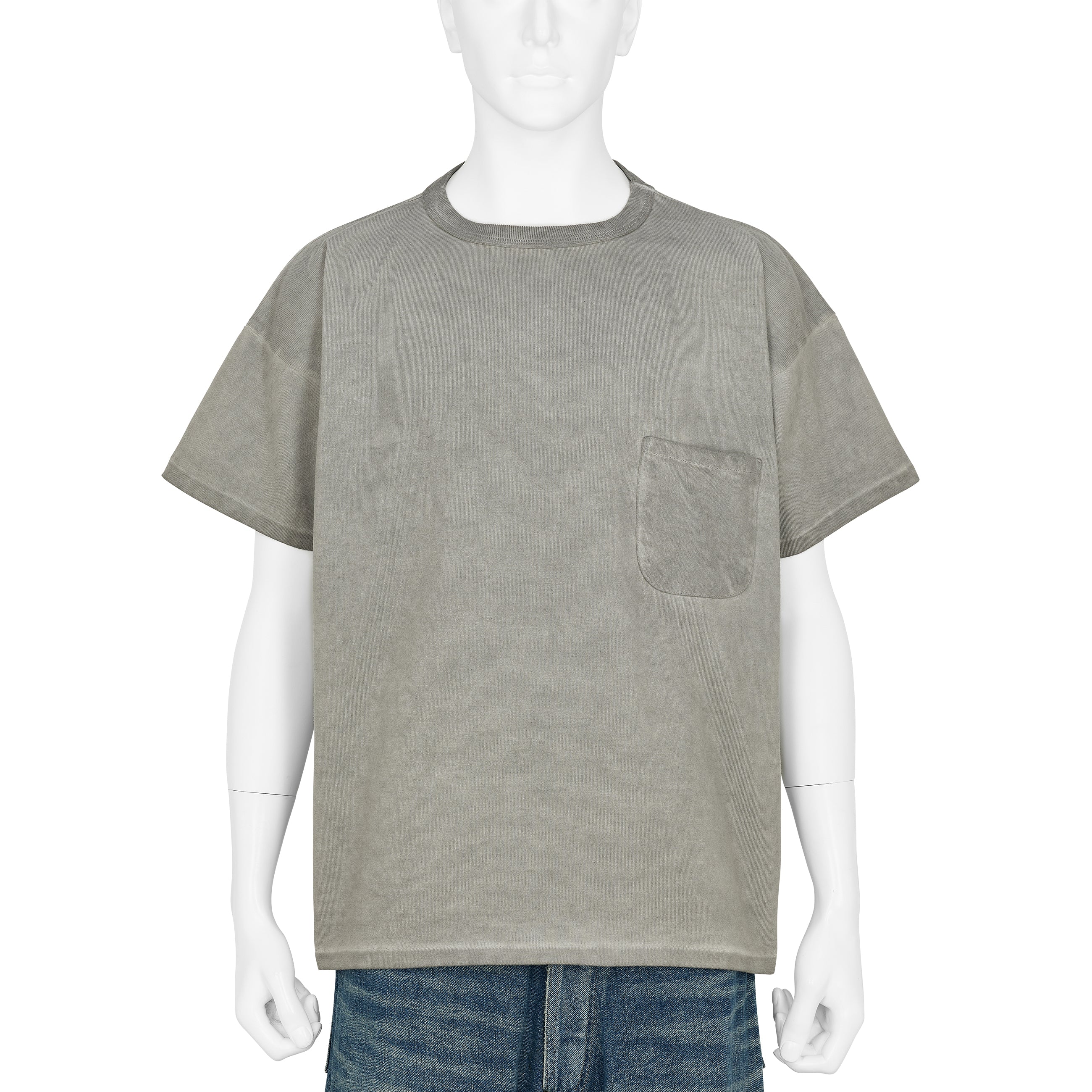 TEE SHIRT CHARCOAL DYED GRAY - T.T TAIGA TAKAHASHI(ティー