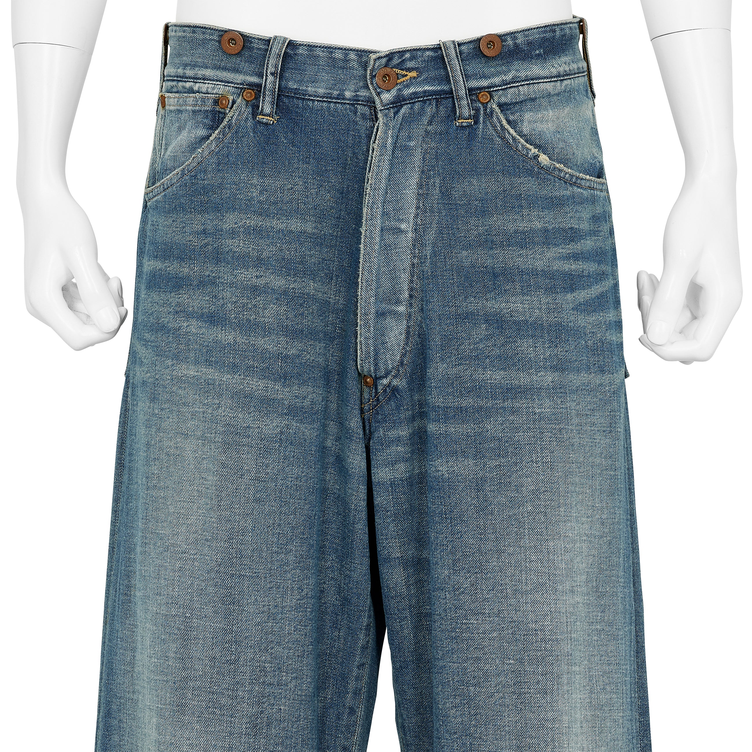 1920'S DENIM PANTS USED INDIGO - T.T TAIGA TAKAHASHI(ティー