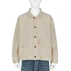 PAINT COVERALL JACKET IVORY
